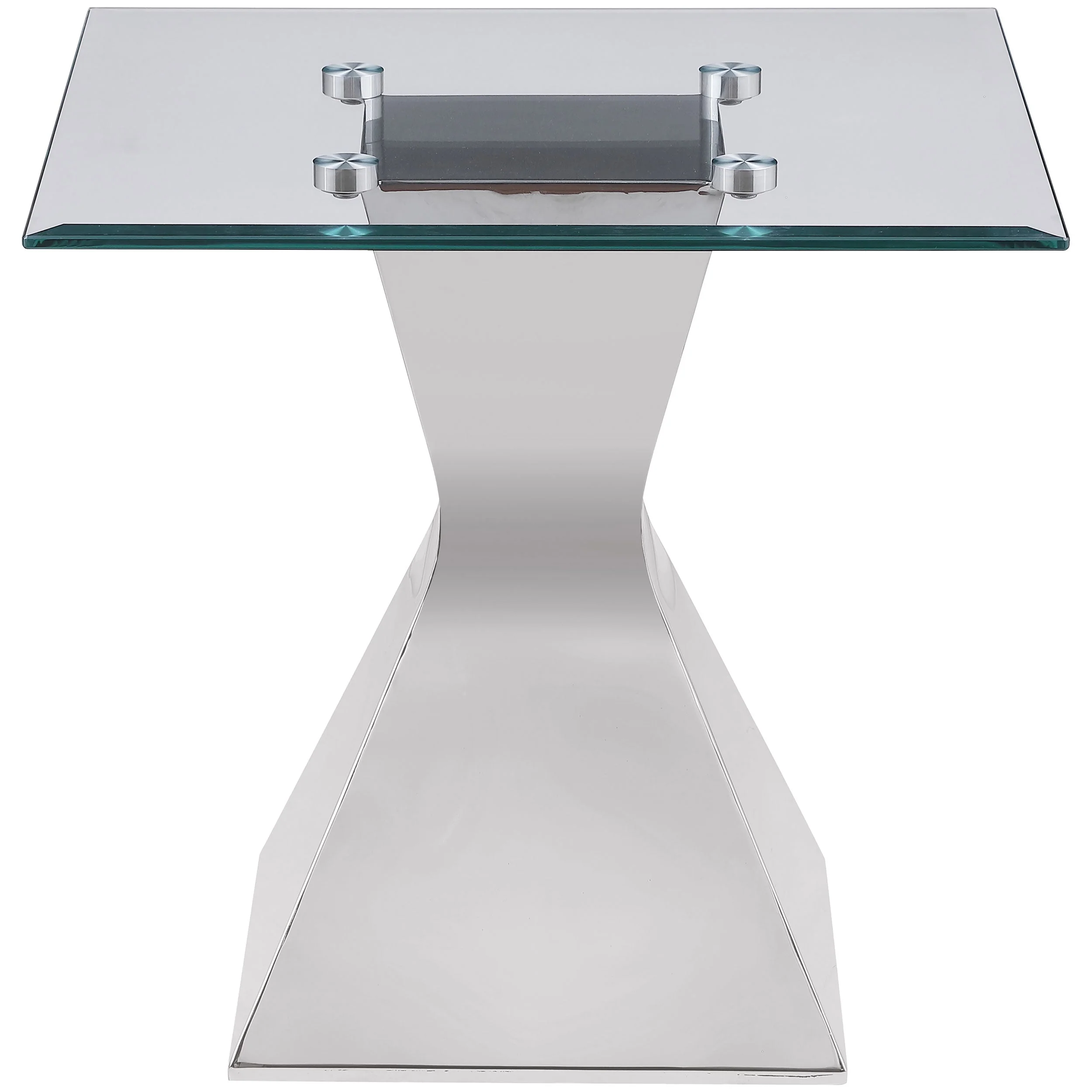 Jenny Rectangular Coffee and End Table Set Chrome - Image 13