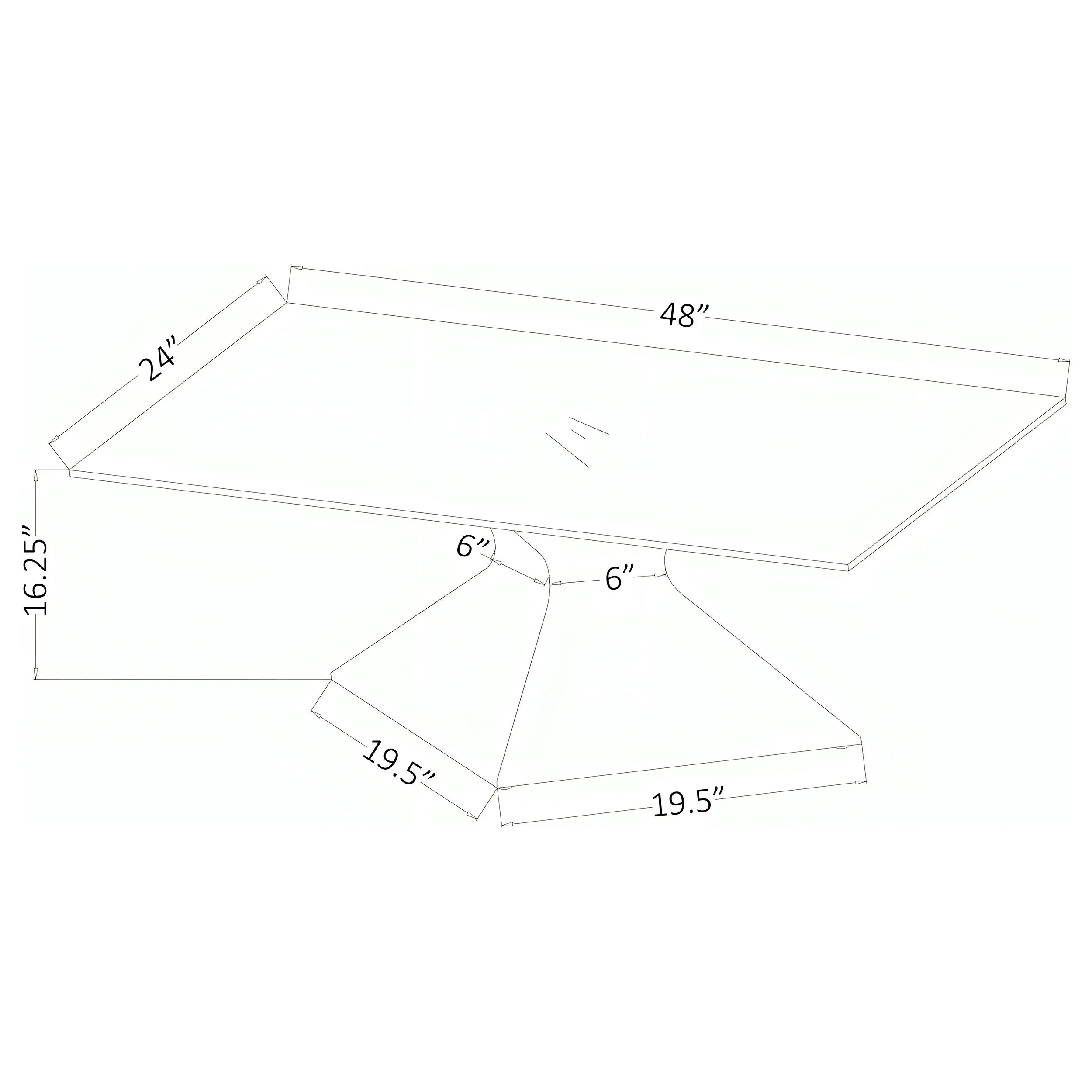 Jenny Rectangular Coffee and End Table Set Chrome - Image 16