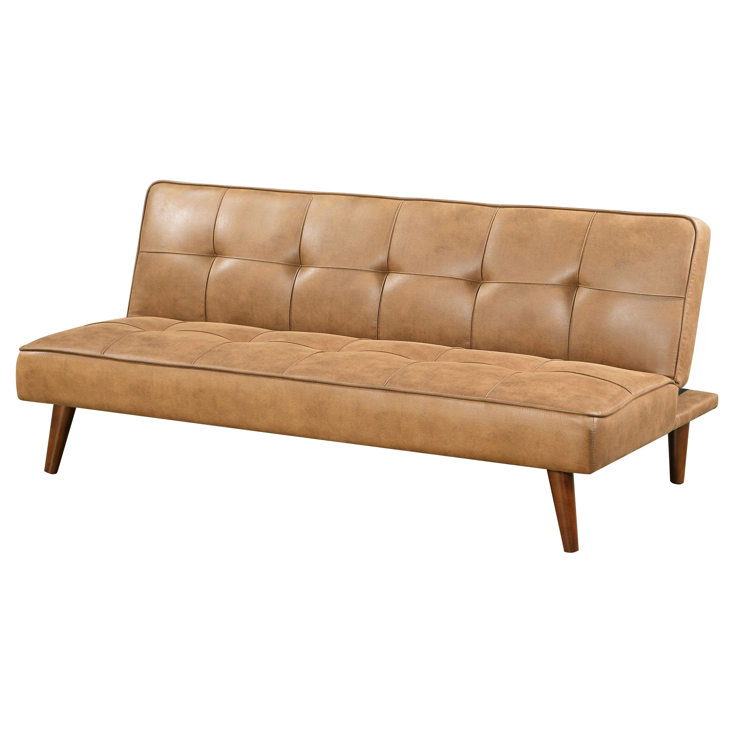 Jenson Upholstered Tufted Convertible Sofa Bed - Image 13