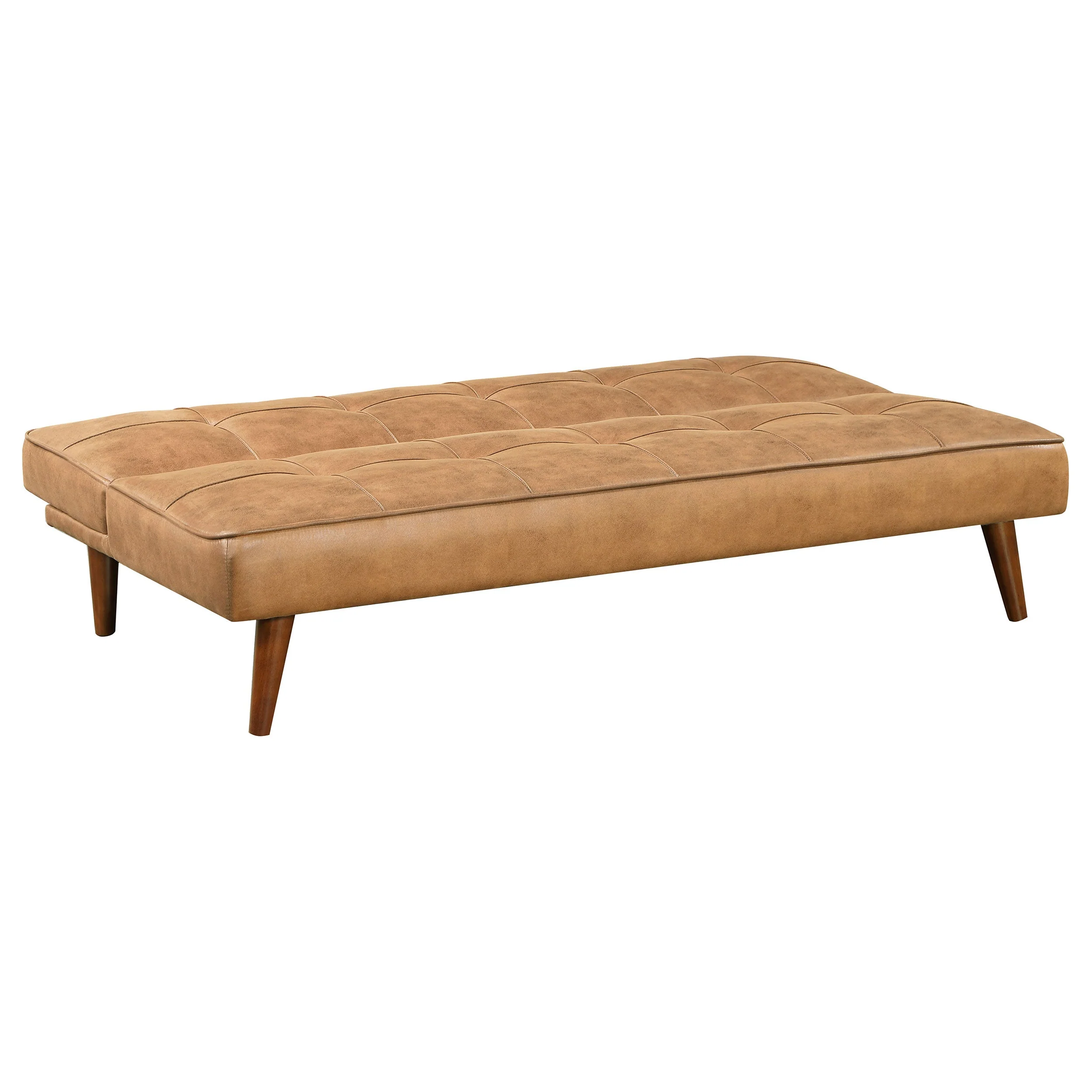 Jenson Upholstered Tufted Convertible Sofa Bed - Image 9