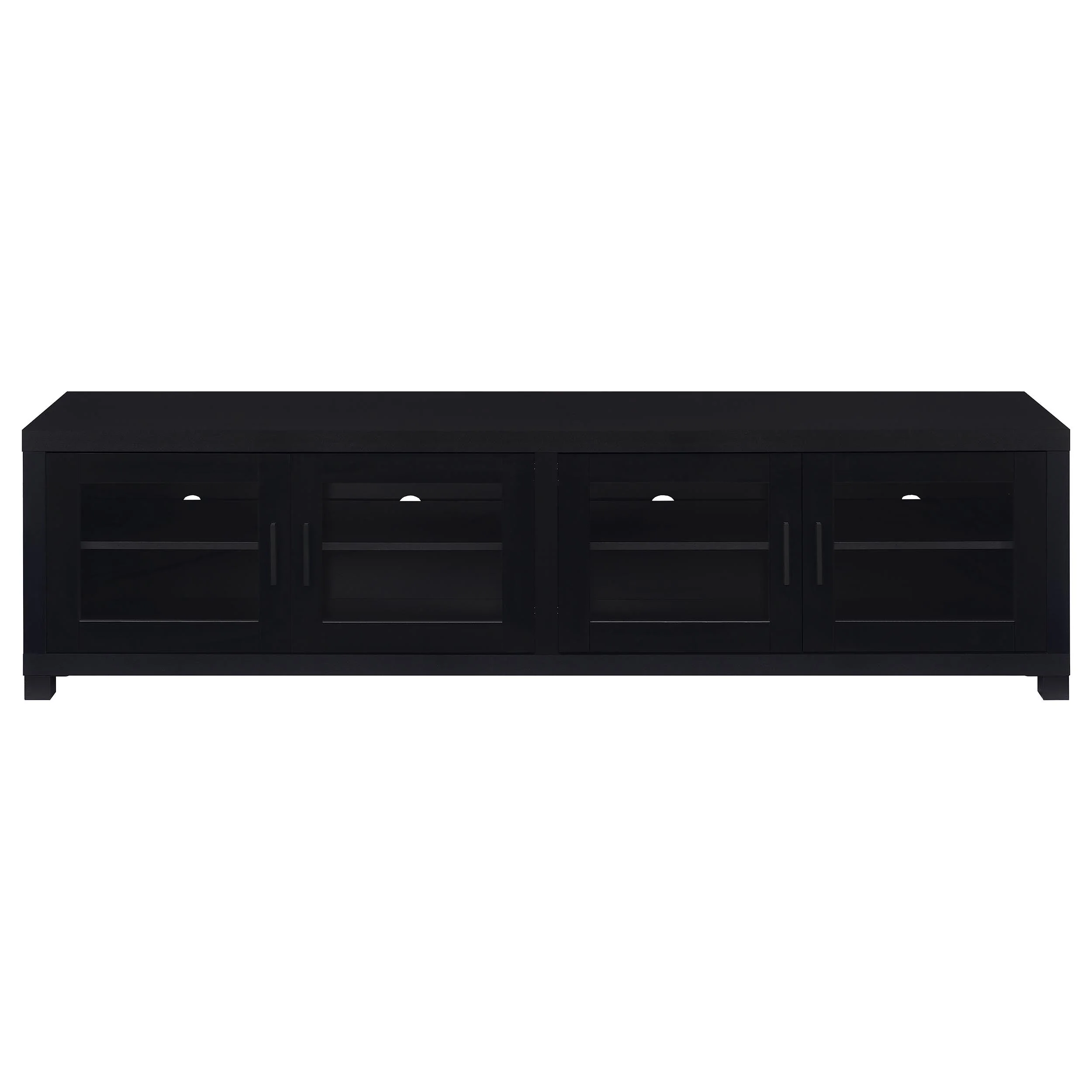 Jupiter 3-piece Entertainment Center 79-inch TV Stand Black - Image 12