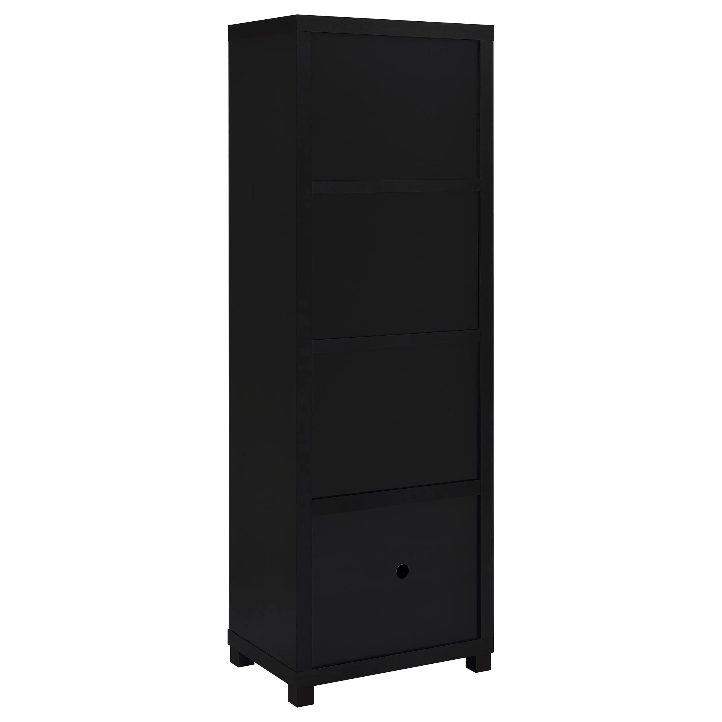 Jupiter 3-piece Entertainment Center 79-inch TV Stand Black - Image 8