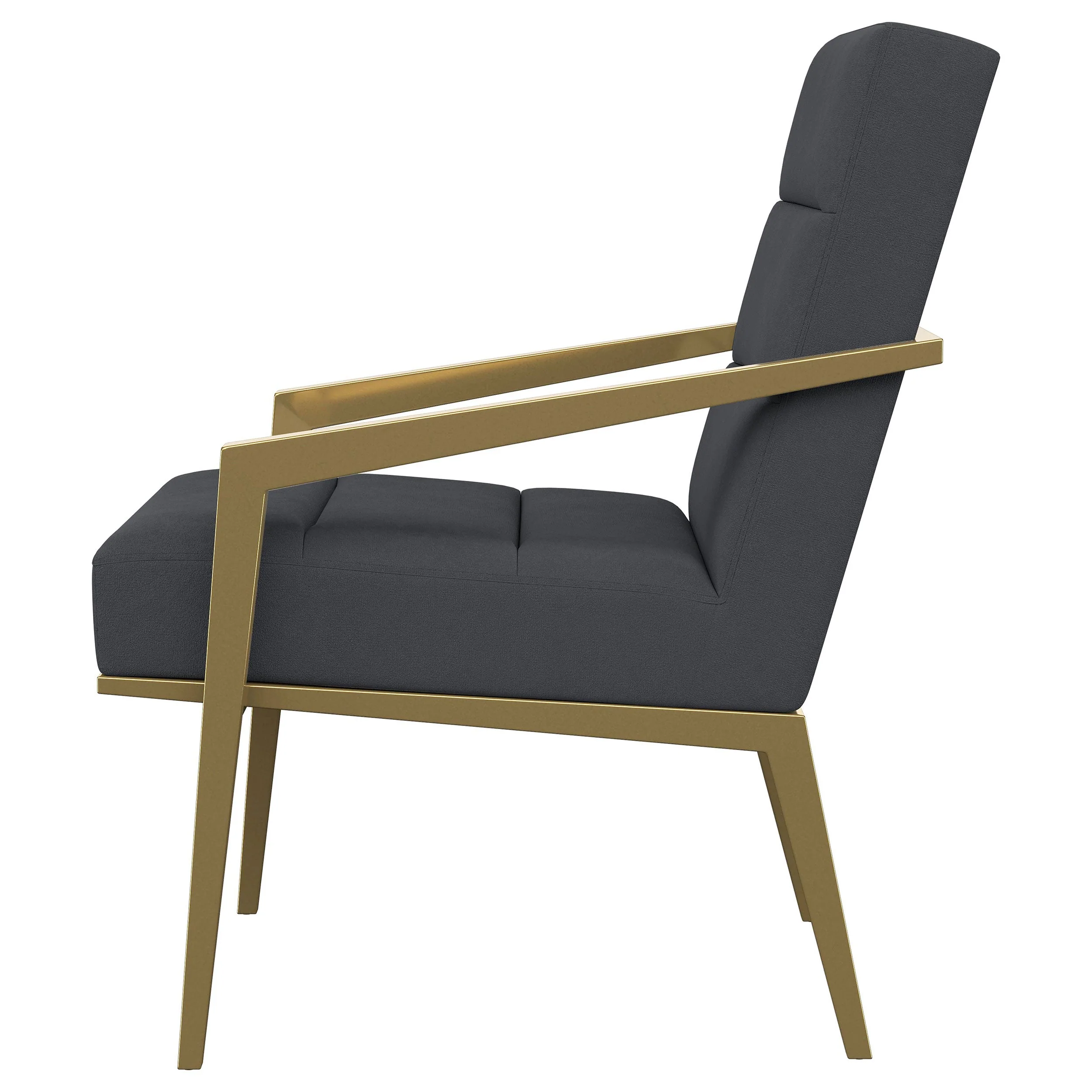 Kirra Upholstered Metal Arm Accent Chair - Image 12