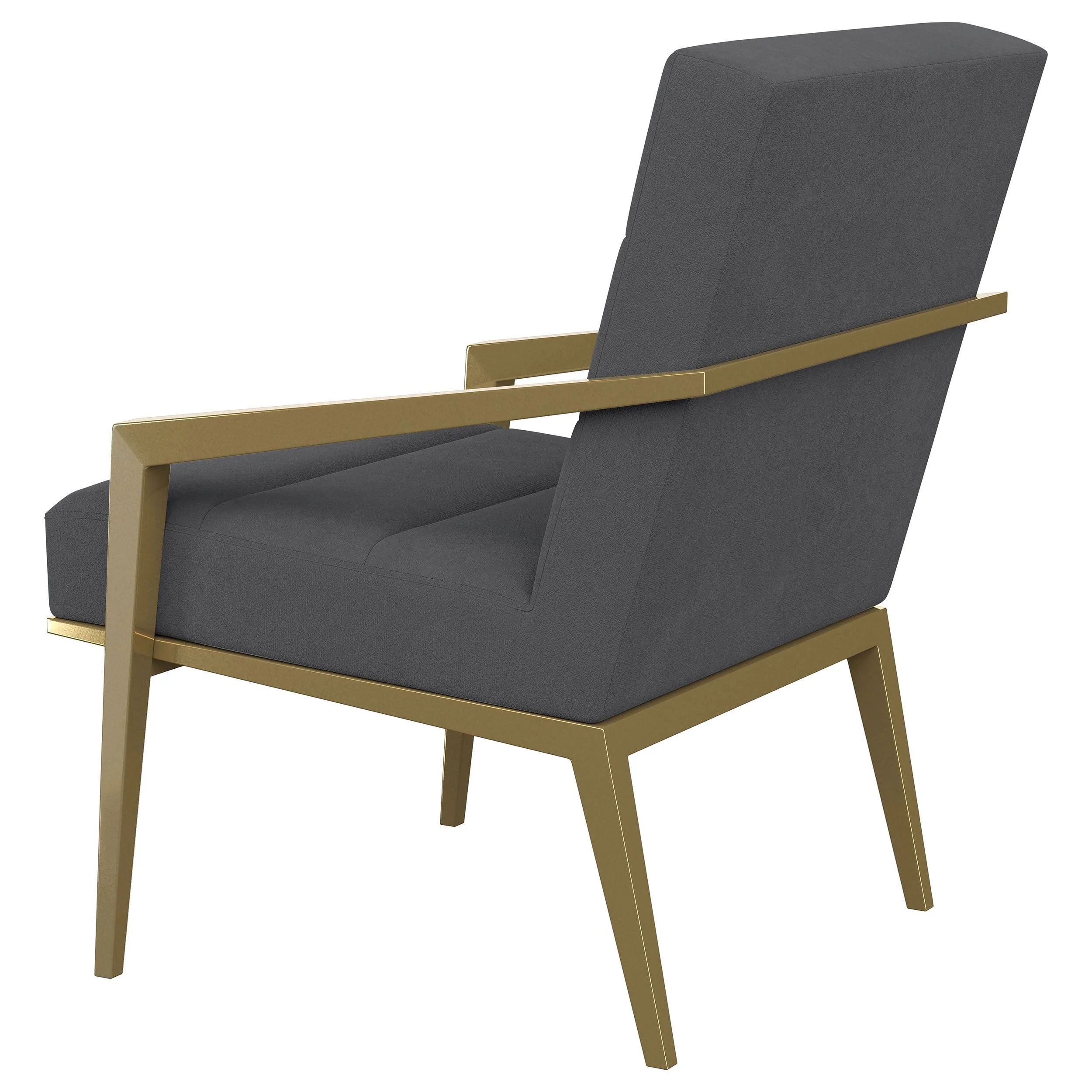 Kirra Upholstered Metal Arm Accent Chair - Image 14