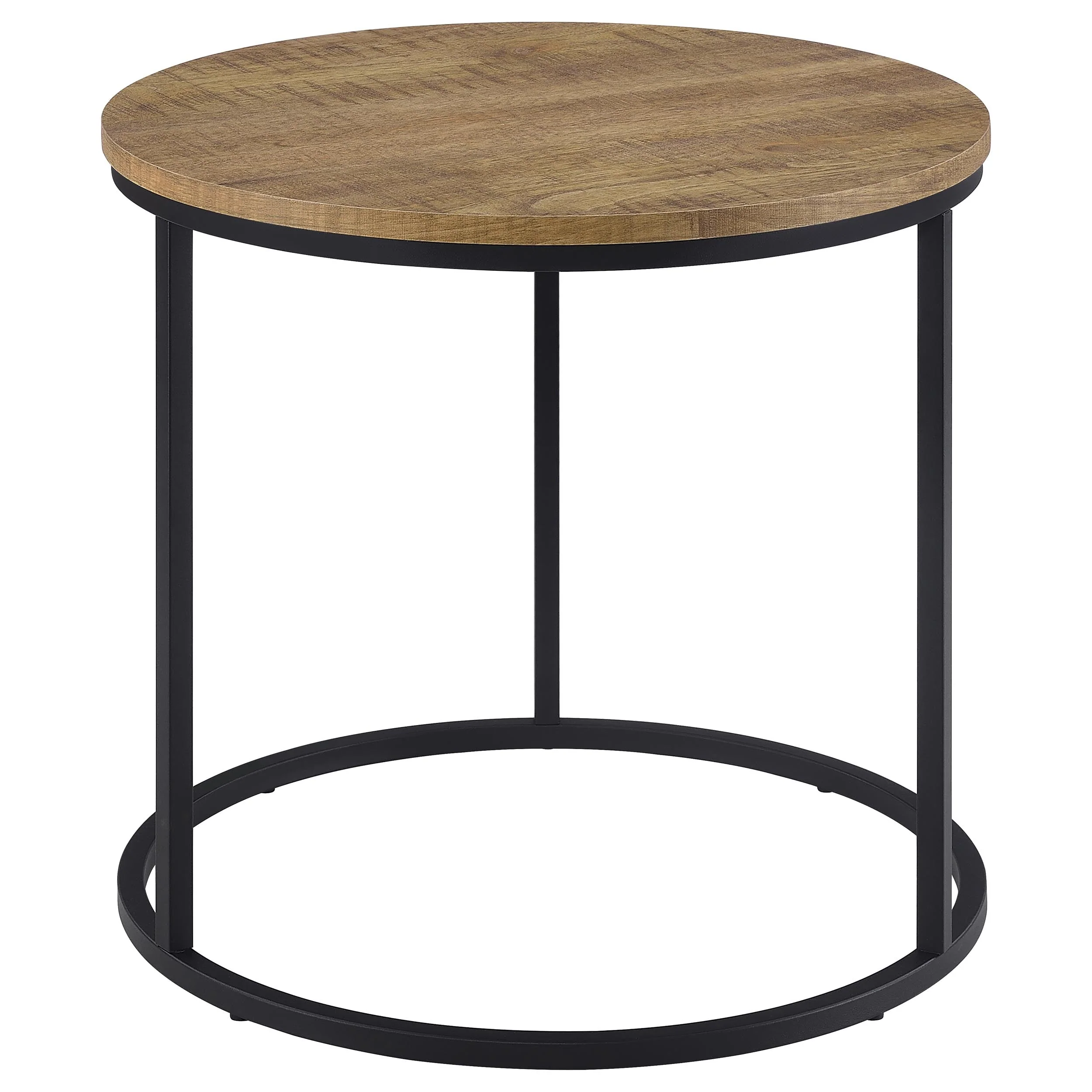 Lainey Round Faux Marble Side End Table - Image 11