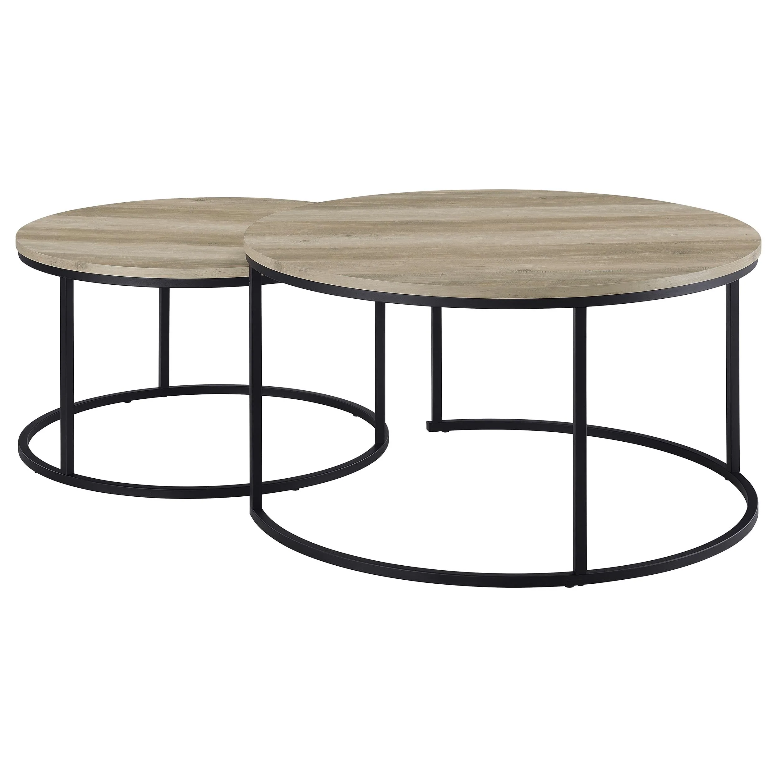 Lainey Round Faux Marble Nesting Coffee Table - Image 21