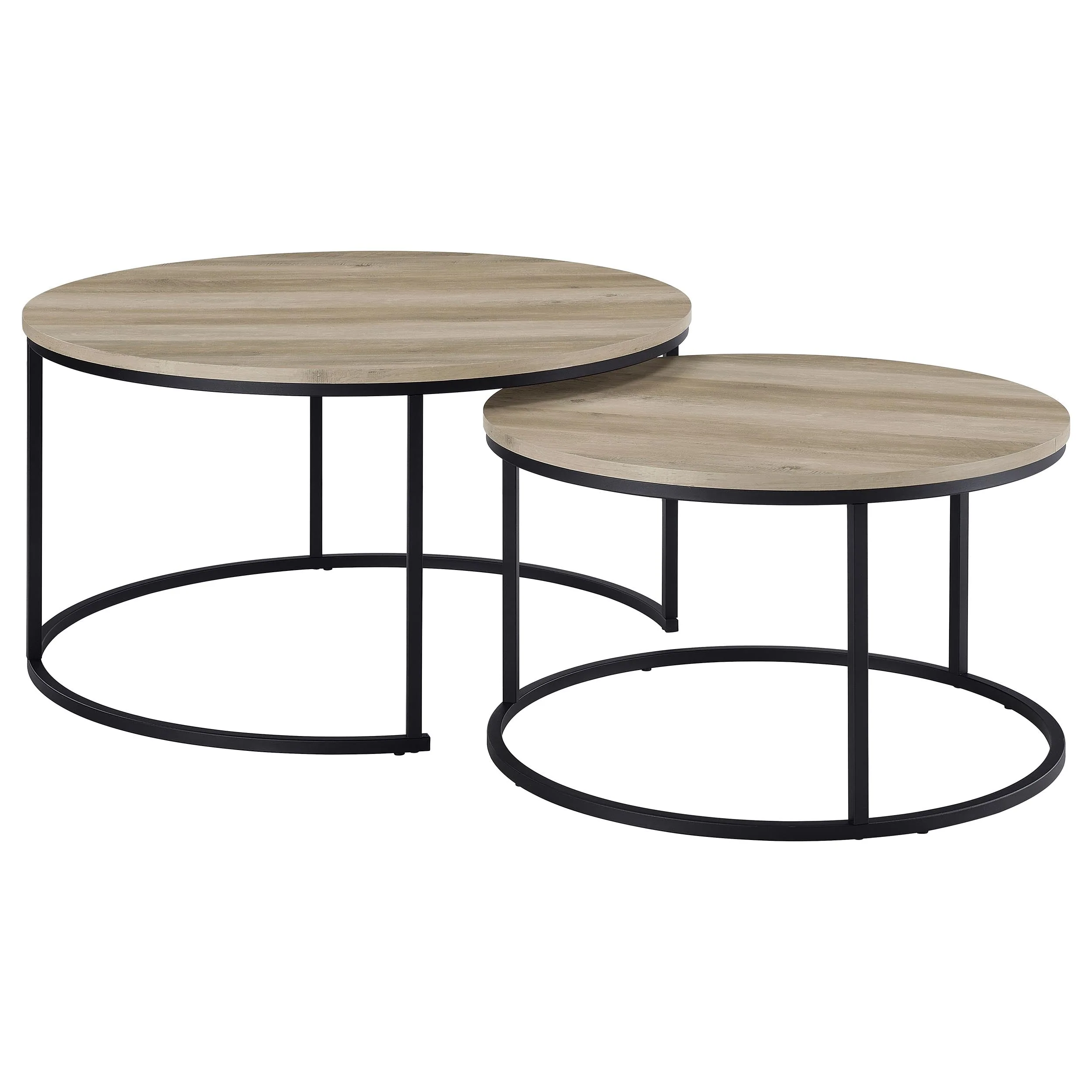 Lainey Round Faux Marble Nesting Coffee Table - Image 6