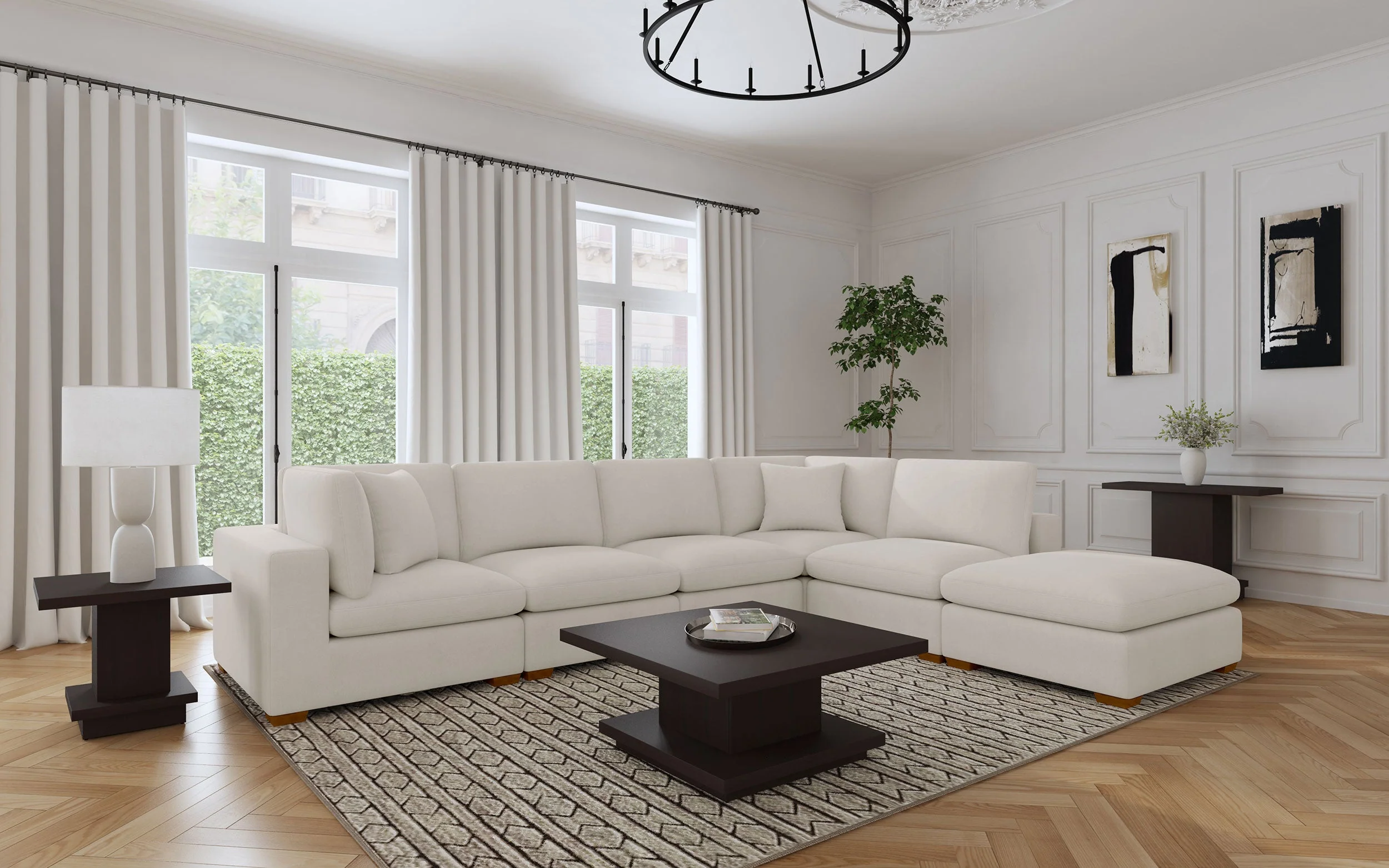 Lakeview Upholstered Armless Chair - Image 17