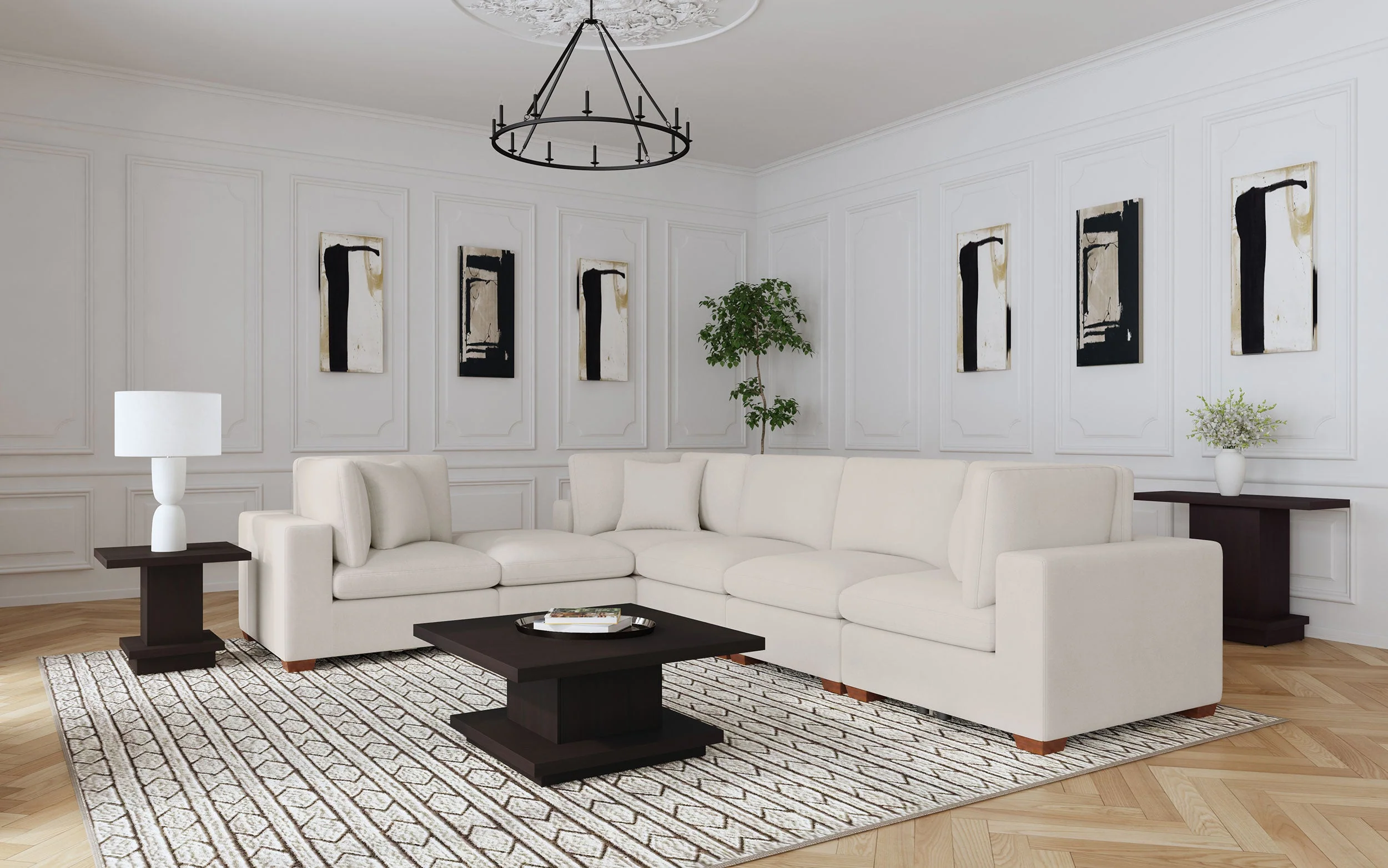 Lakeview Upholstered Armless Chair - Image 19