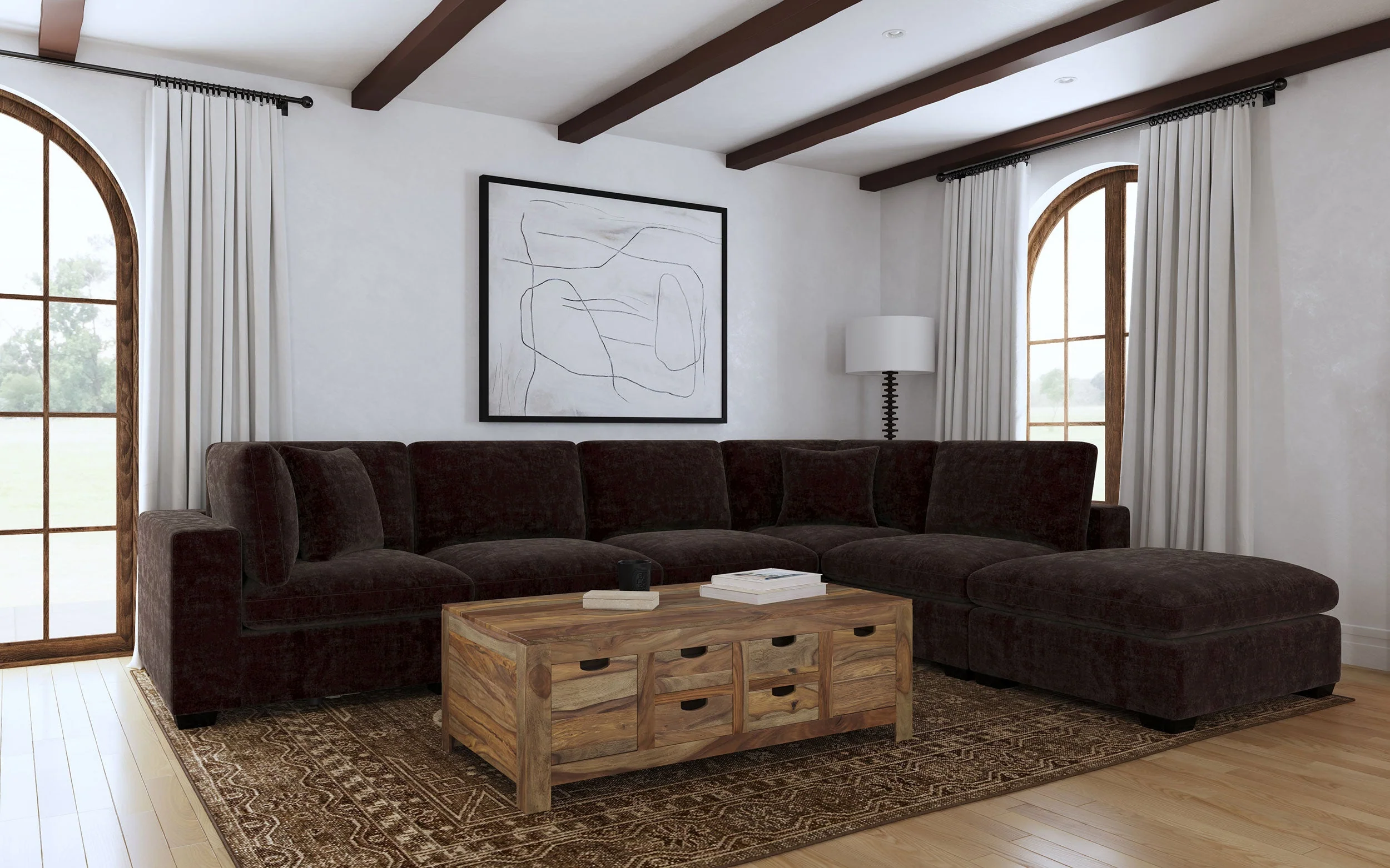 Lakeview Upholstered Modular Sectional Sofa - Image 11