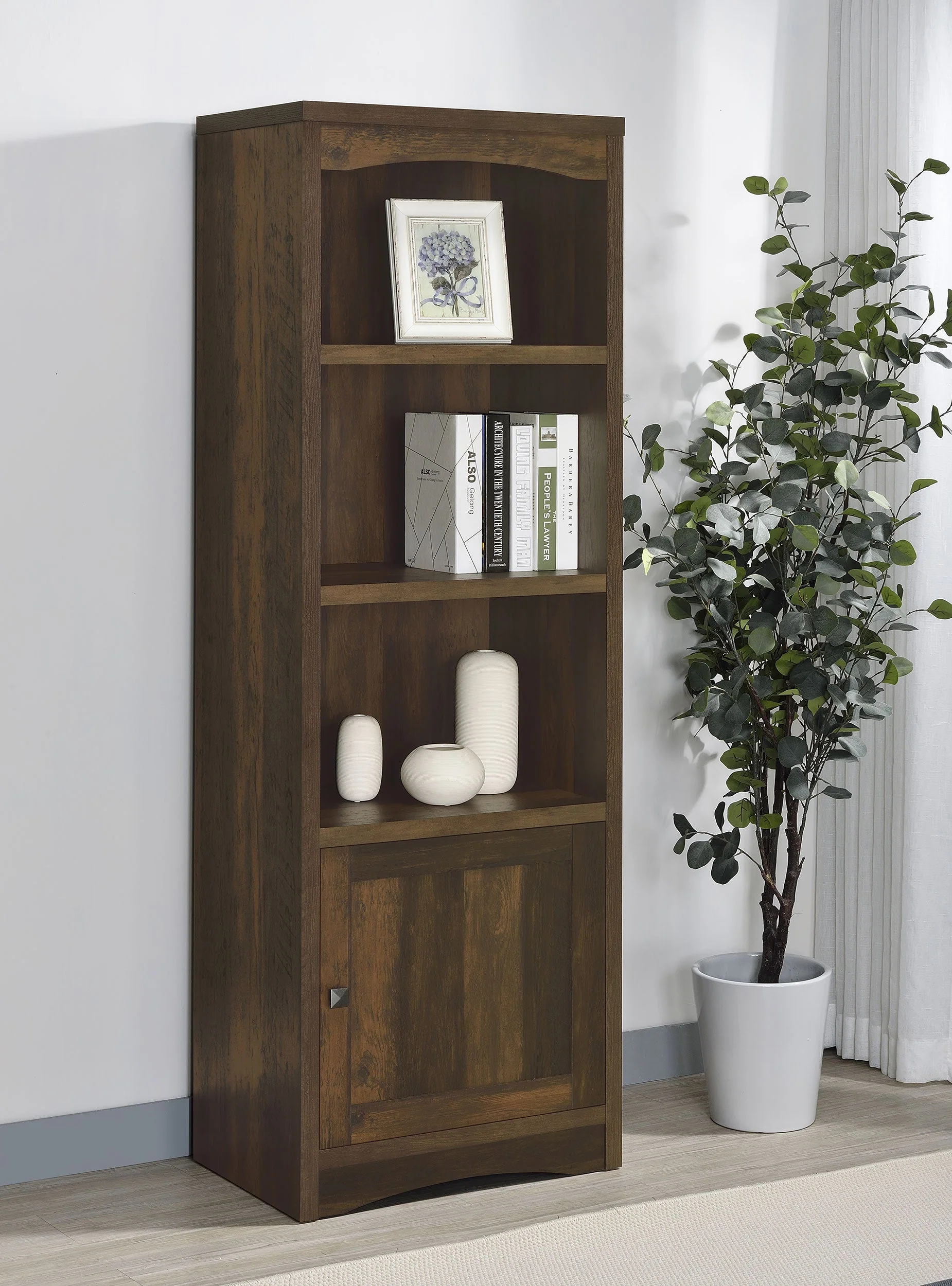 Laughlin 3-shelf Engineered Wood Media Tower - Image 6