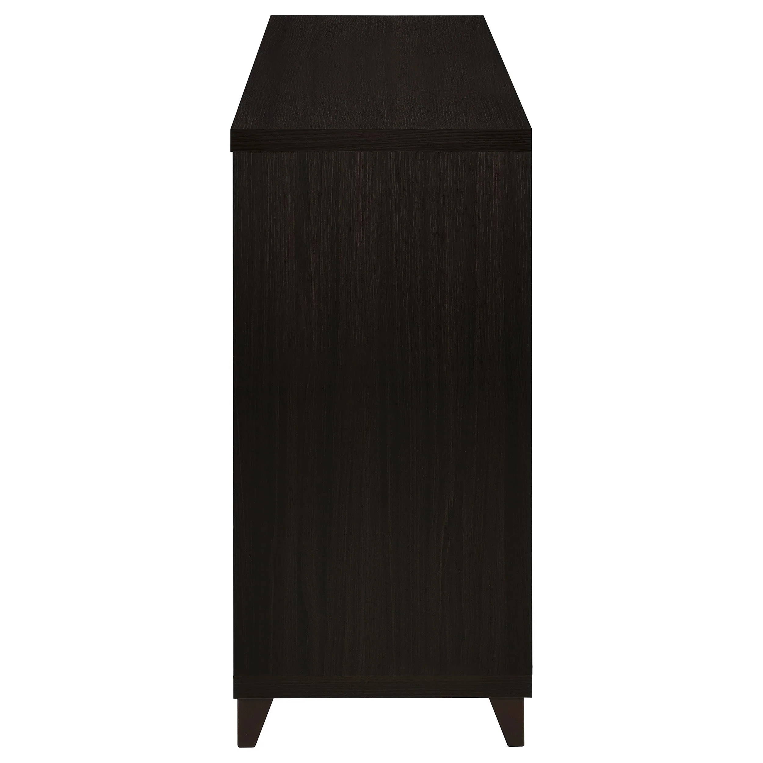 Lewes 2-door Engineered Wood 60-inch TV Stand Cappuccino - Image 6