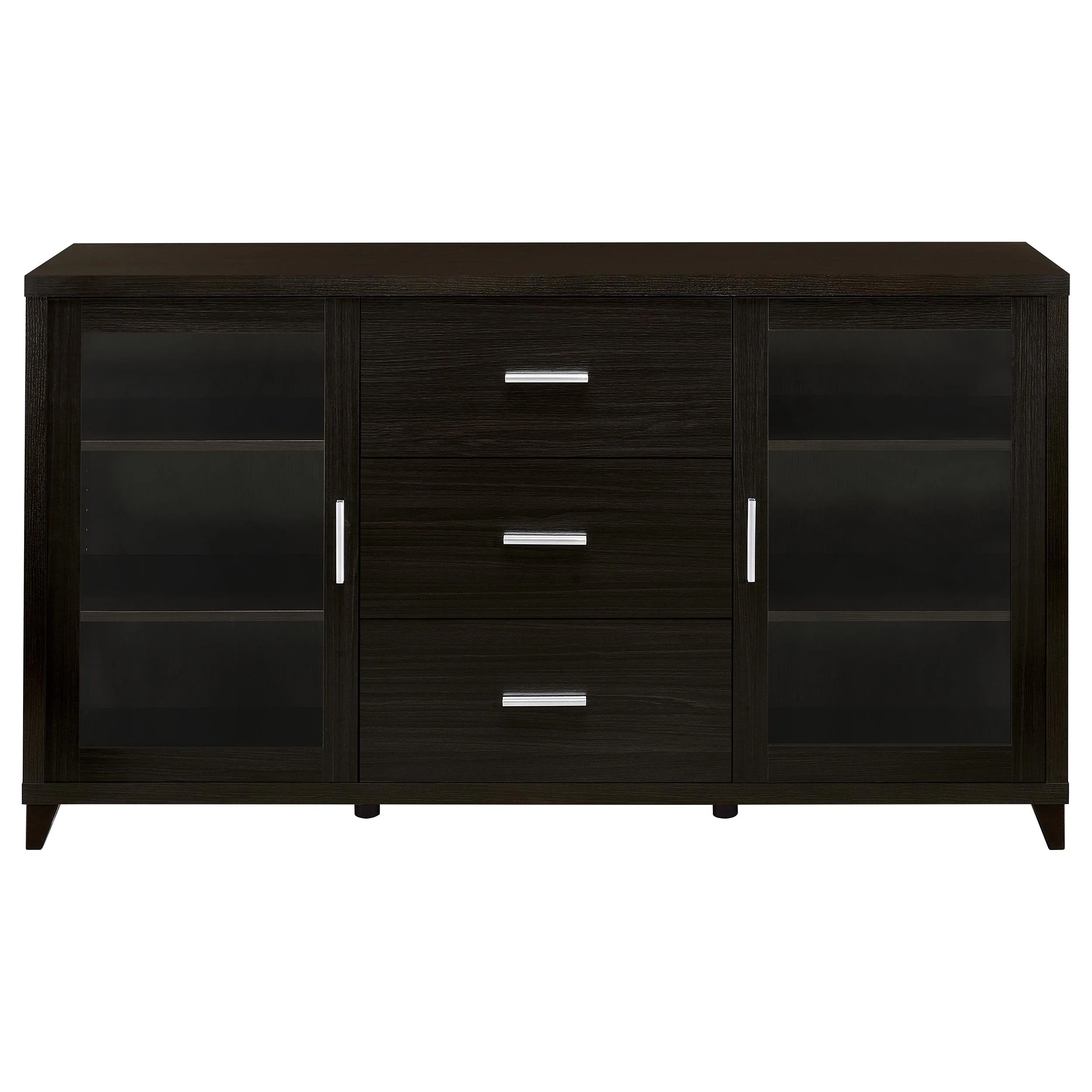 Lewes 4-piece 60-inch TV Entertainment Center Cappuccino - Image 6