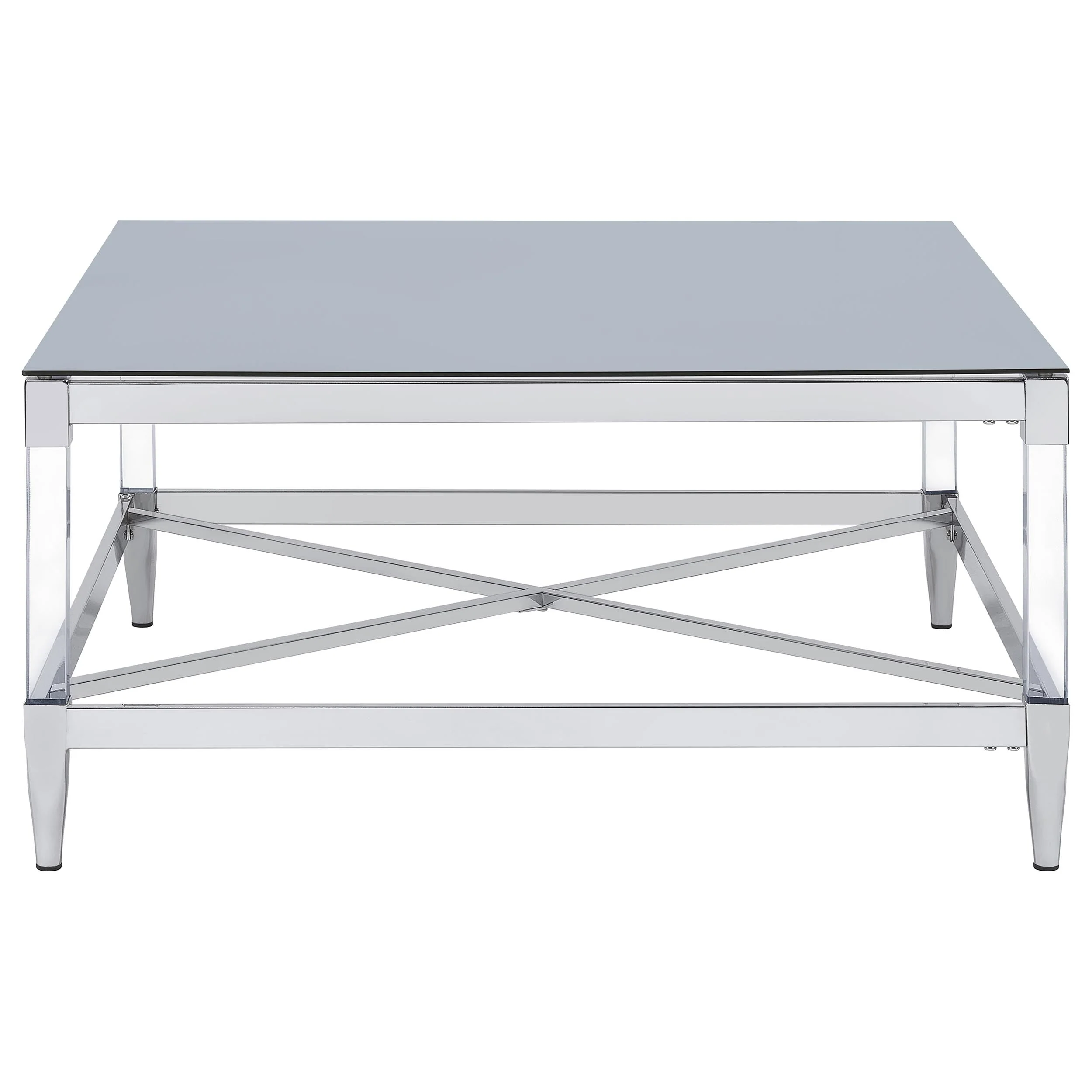 Lindley Square Coffee and End Table Set Chrome - Image 18