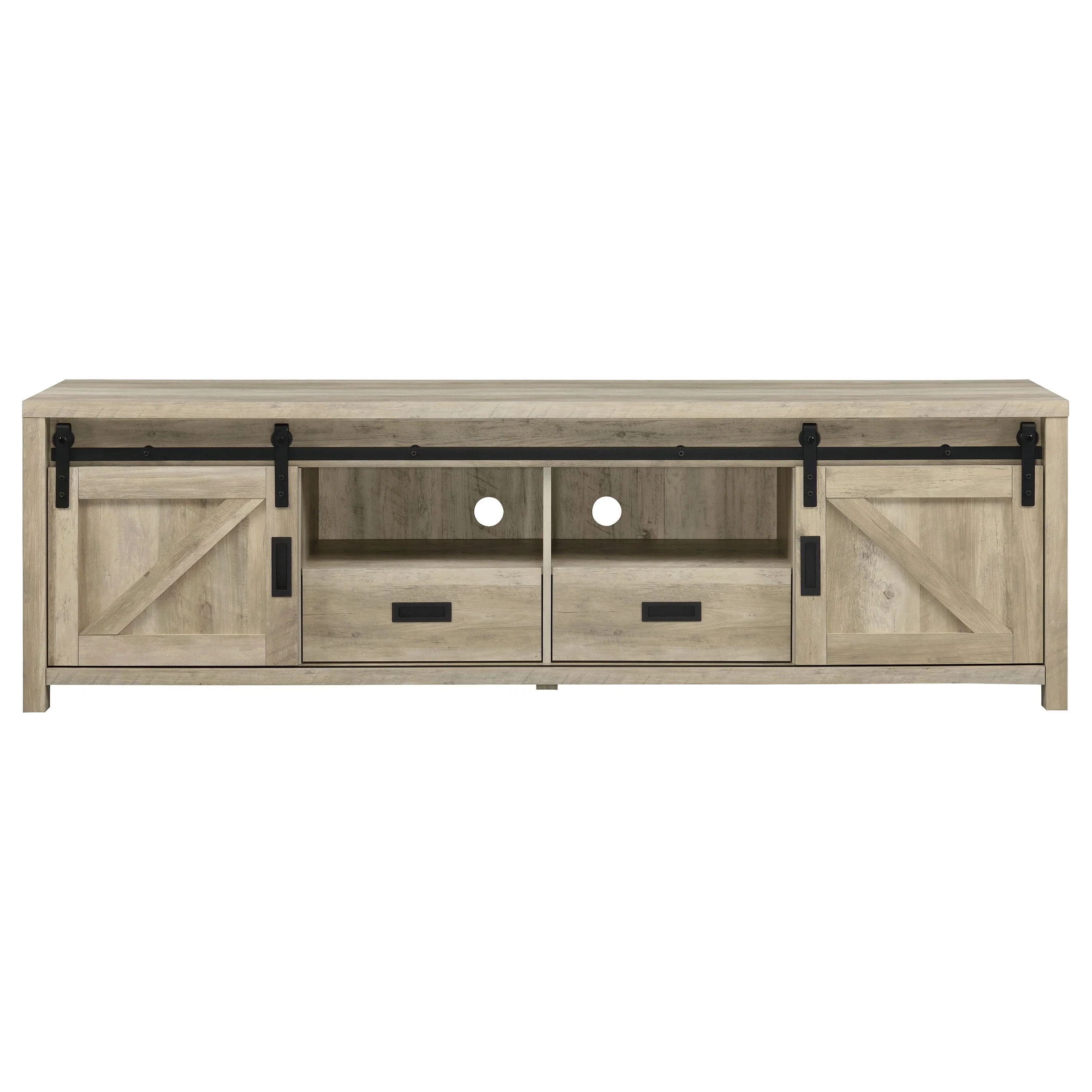 Madra 2-door Engineered Wood 79-inch TV Stand - Image 11