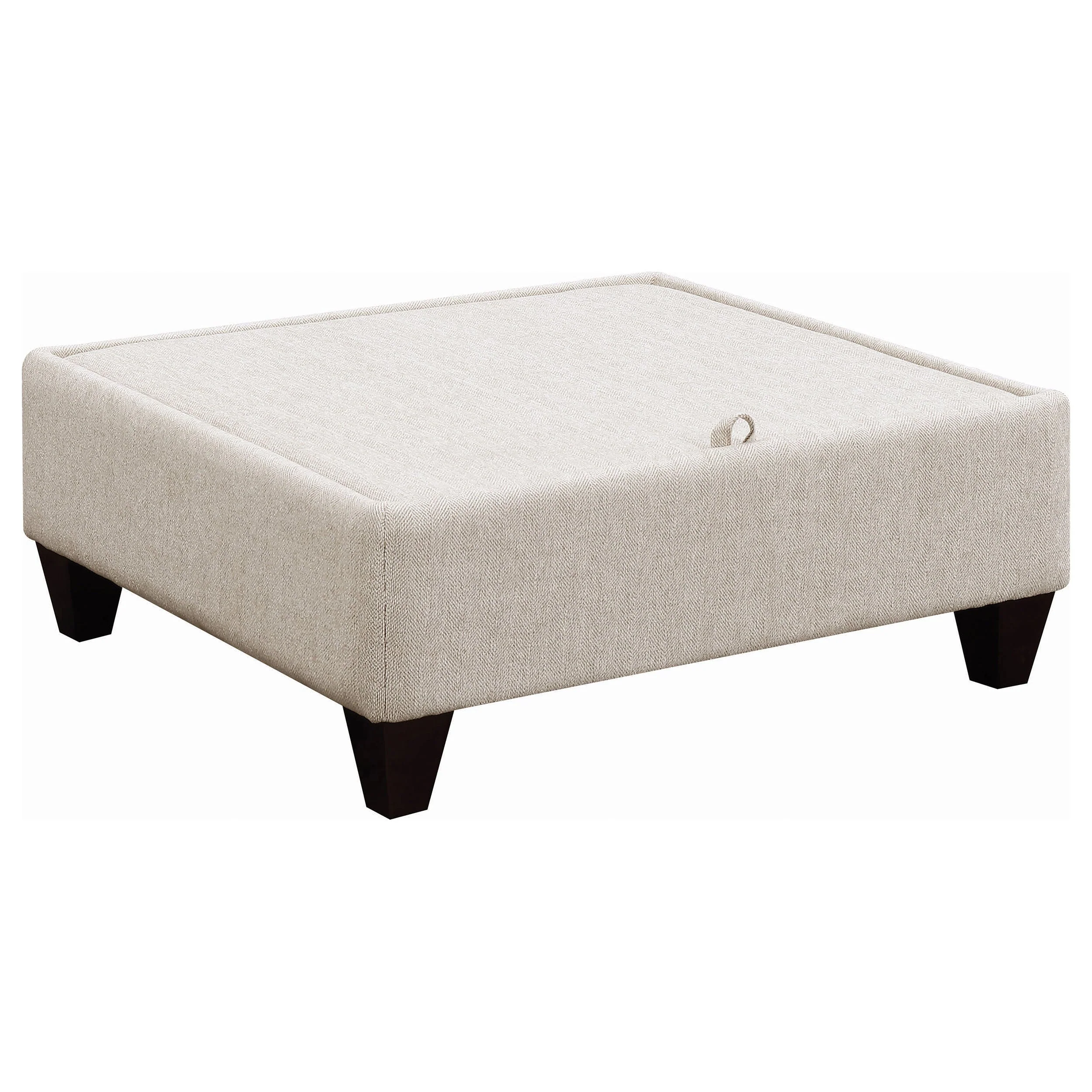 Mcloughlin Upholstered Sloped Arm Sectional Sofa Platinum - Image 9