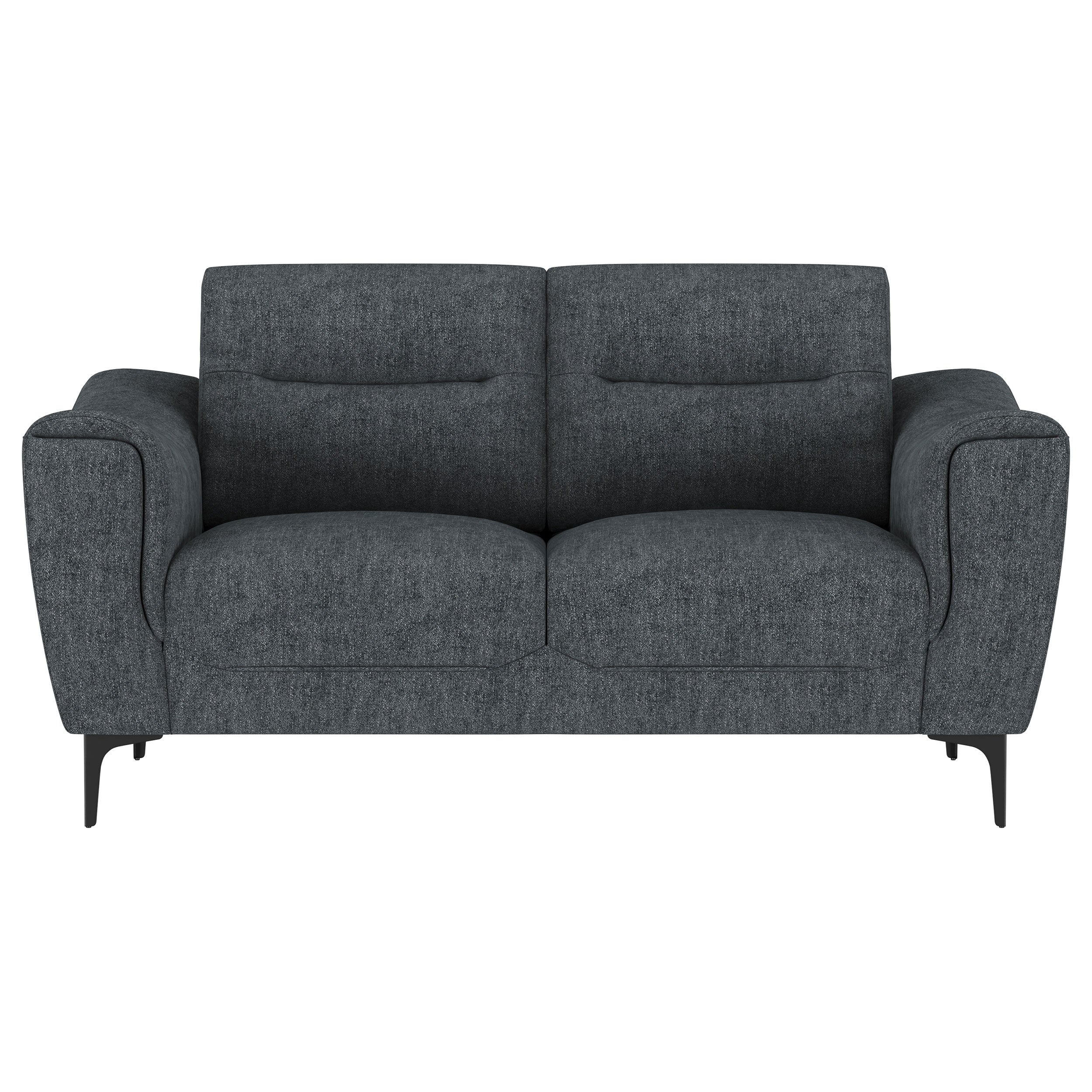 Nolan 2-piece Upholstered Sofa Set Charcoal - Image 9