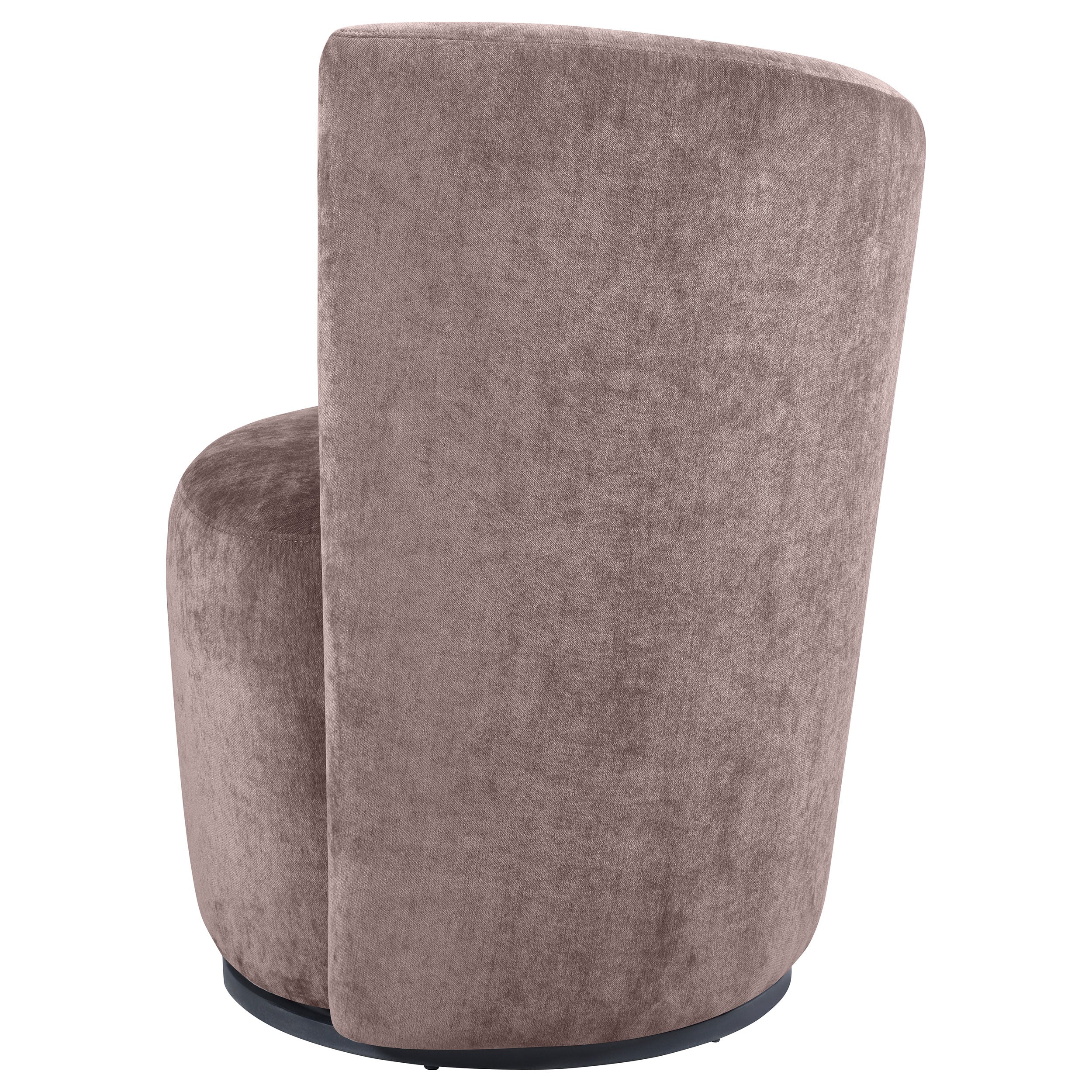 Nueva Upholstered Swivel Chair Curved Backrest - Image 10