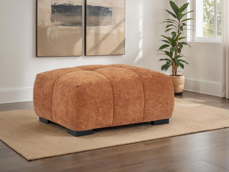Octavia Upholstered Rectangular Ottoman - Image 2