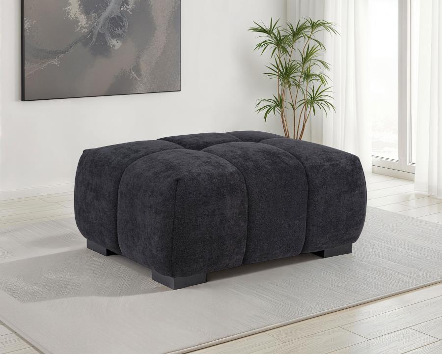 Octavia Upholstered Rectangular Ottoman - Image 5