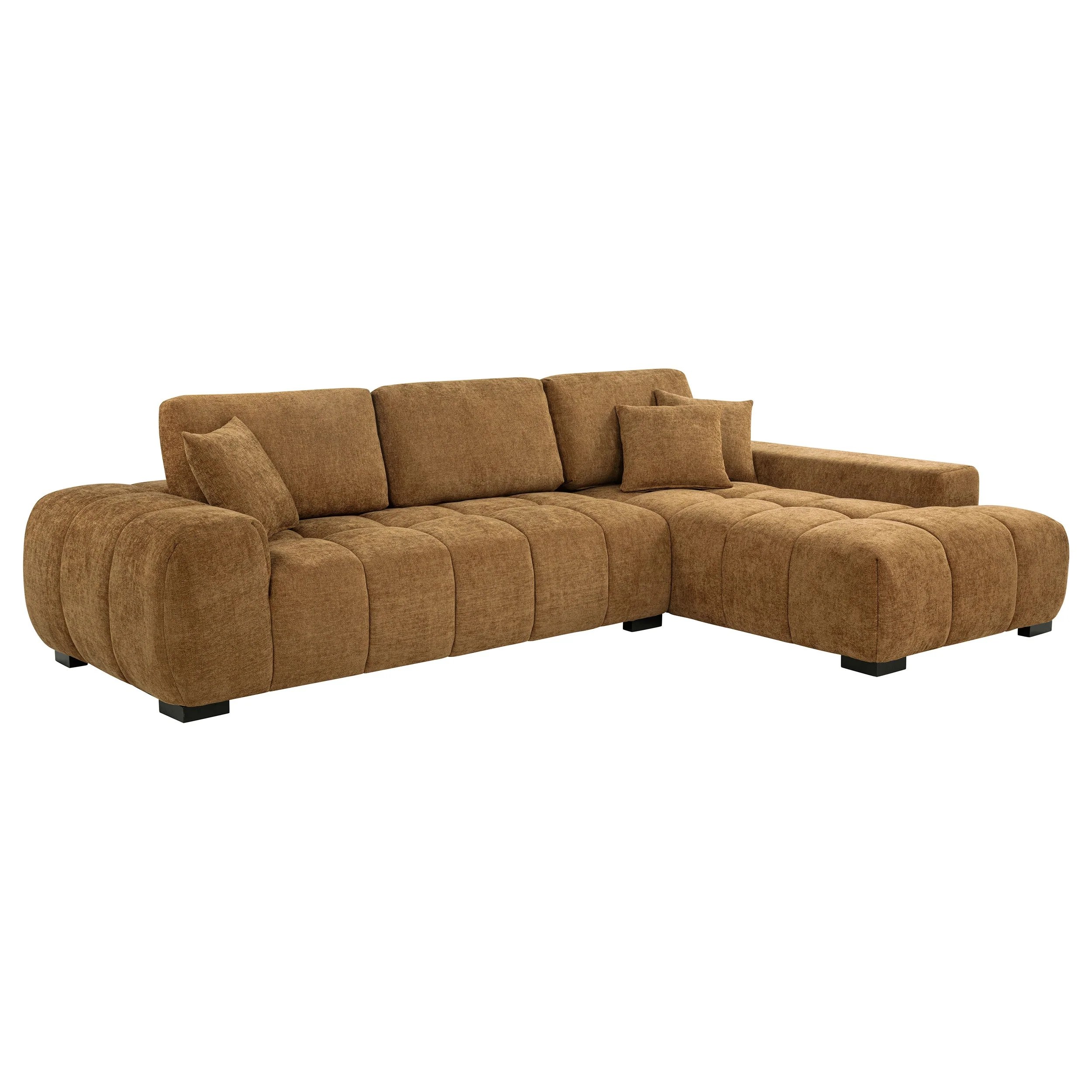 Octavia Upholstered Sectional Chaise Sofa - Image 9