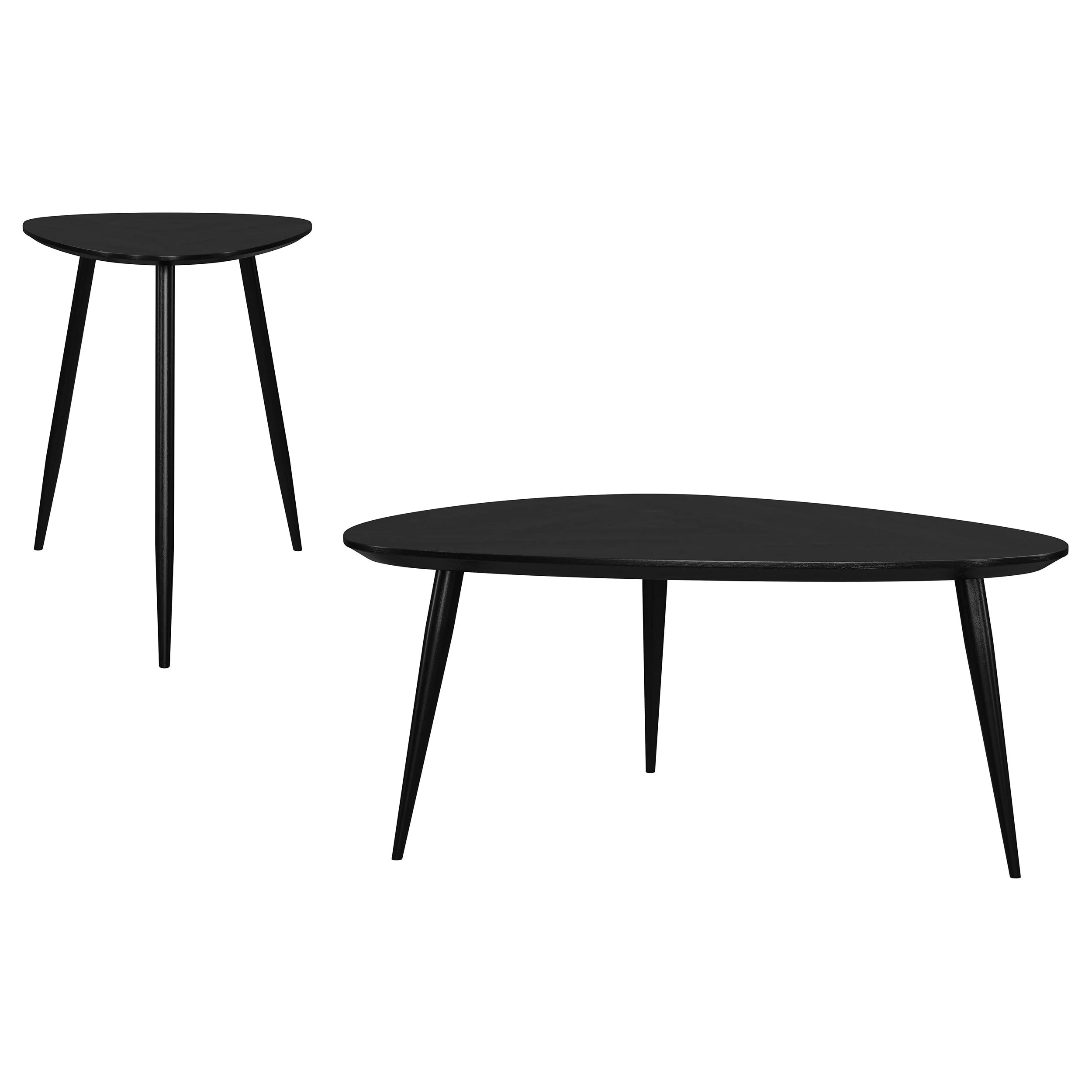 Odessa Triangular Coffee and End Table Set - Image 5