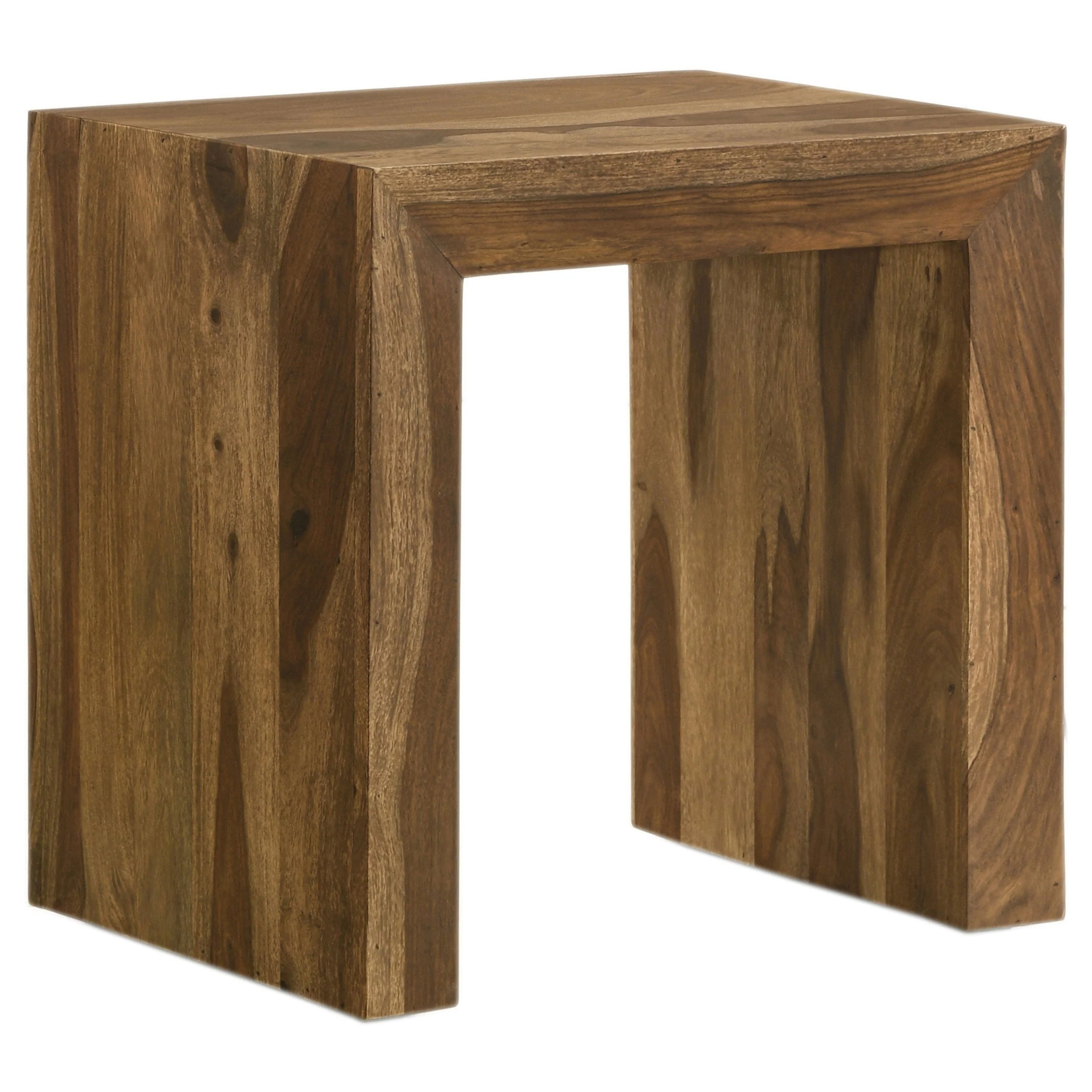 Odilia Solid Wood Coffee and End Table Set Auburn - Image 7