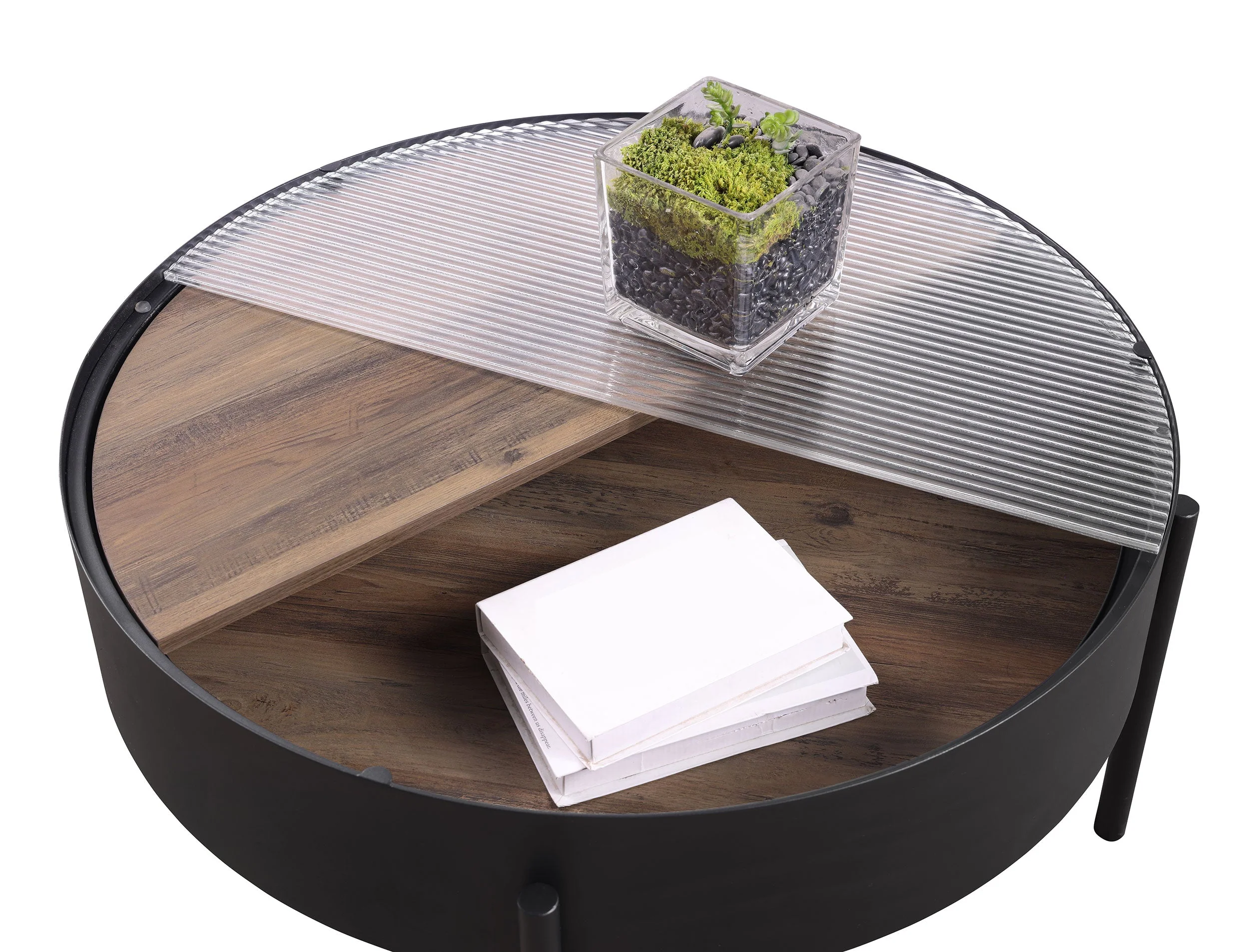 Ozella Round Coffee and End Table Set Sandy - Image 20