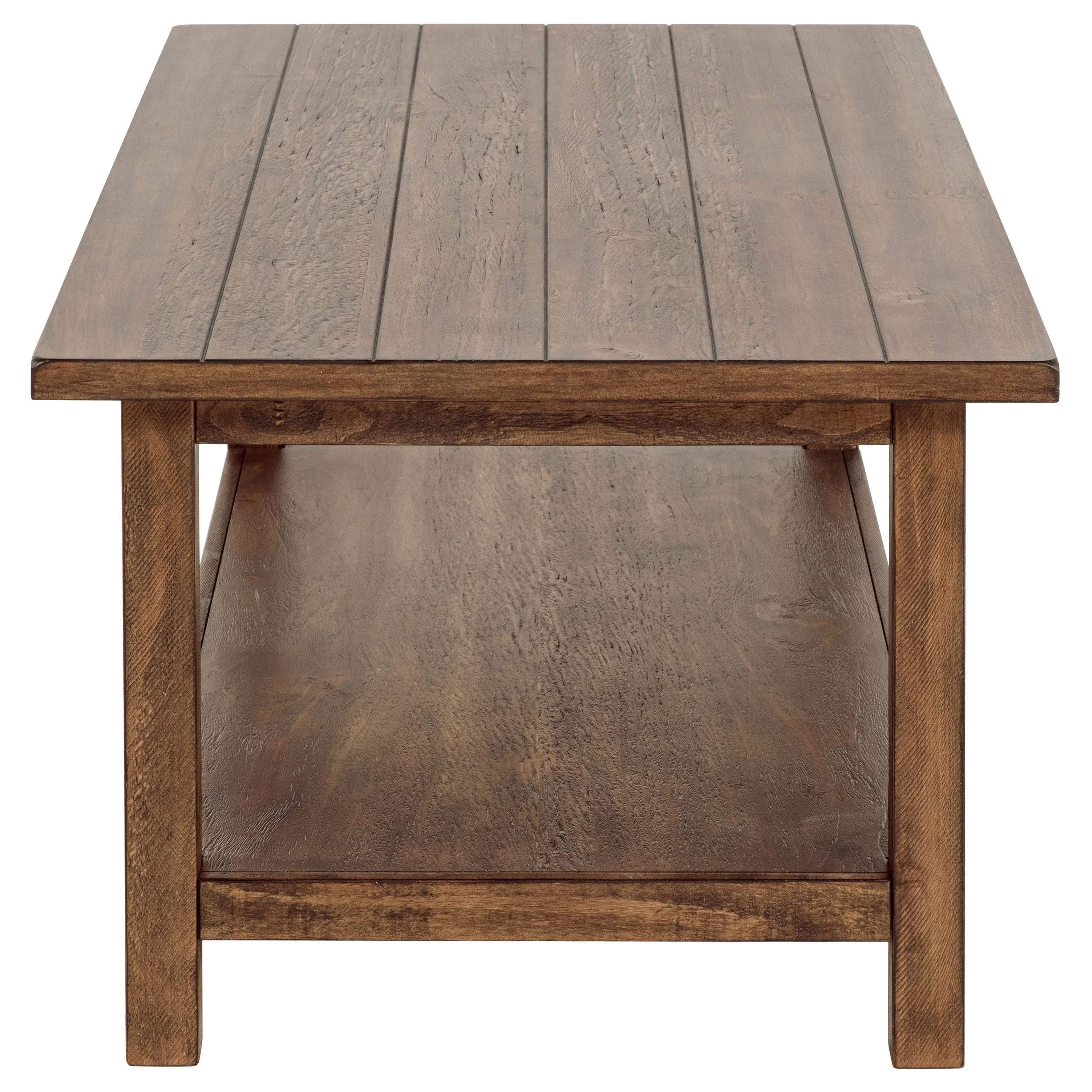 Payne Wood Coffee Table with Shelf - Image 13