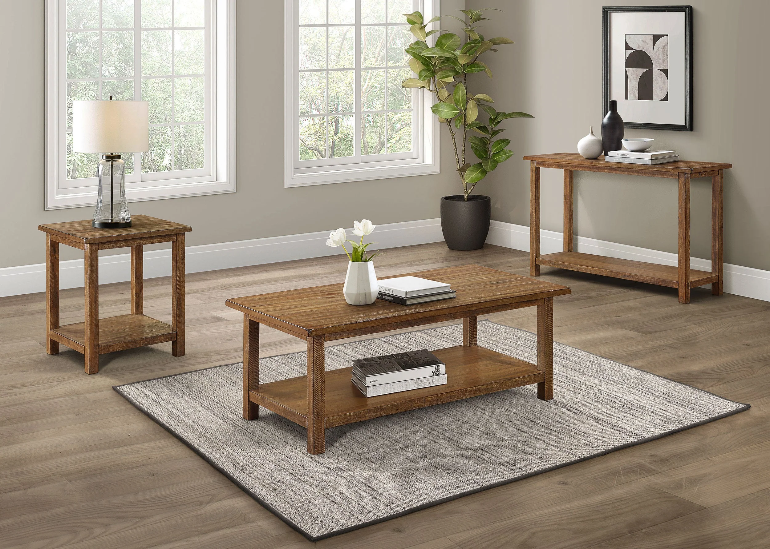 Payne Wood Entryway Sofa Console Table - Image 25