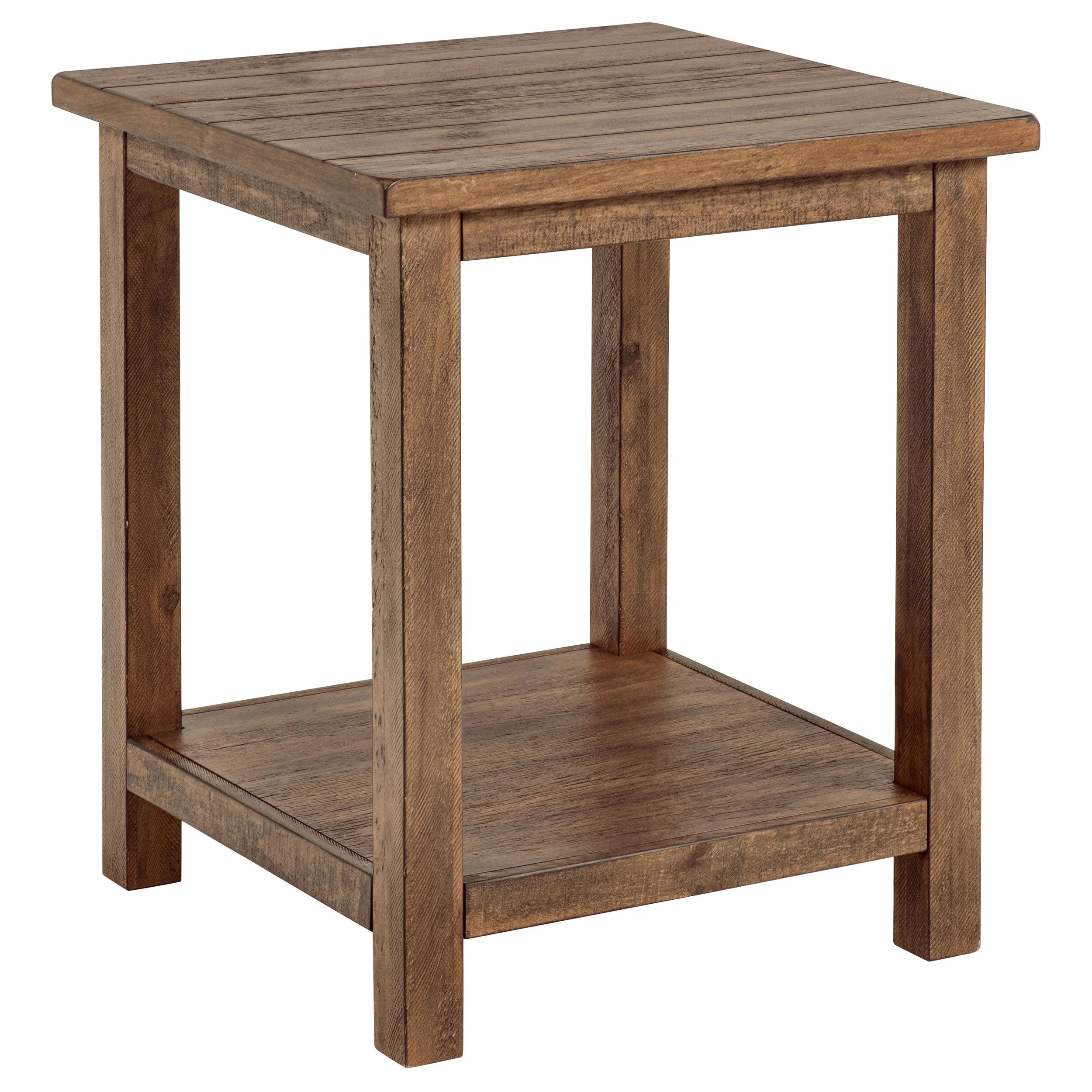 Payne Wood End Table with Shelf - Image 4