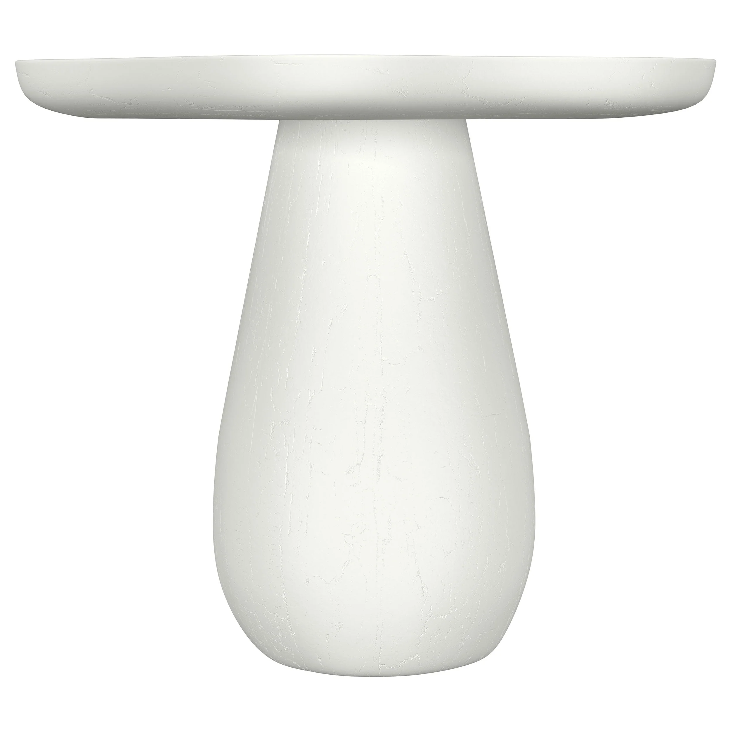 Perth 17-inch Side Table with Cloud-Shaped Top Off White - Image 4