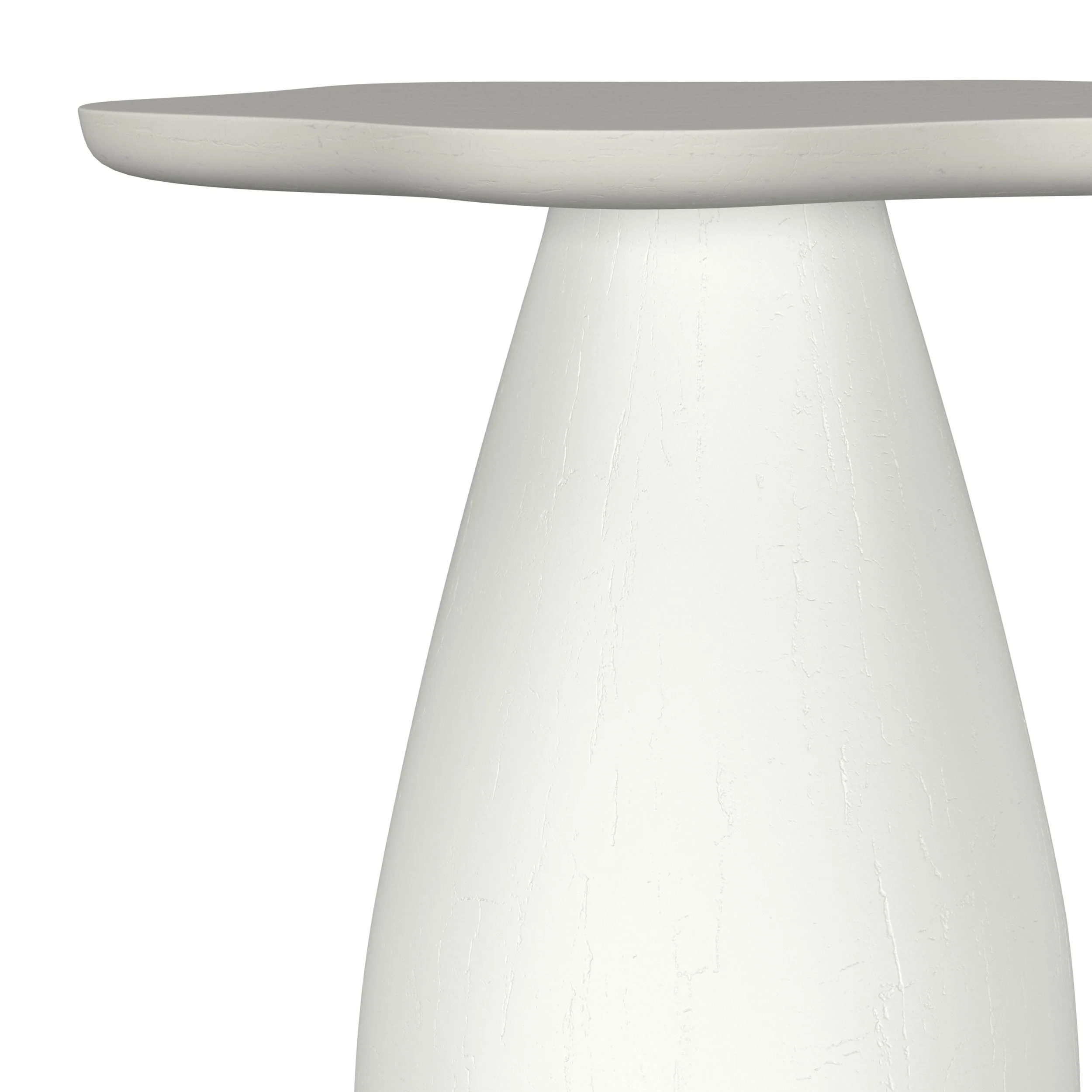 Perth 20-inch Side Table with Cloud-Shaped Top Off White - Image 6