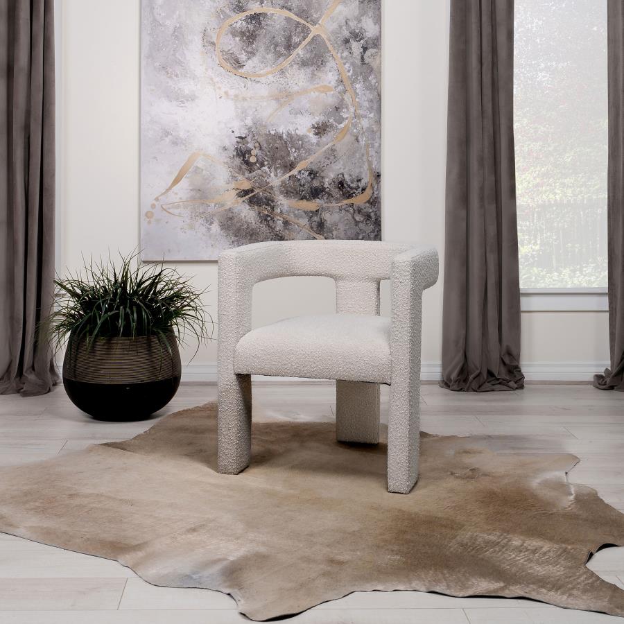 Petra Boucle Upholstered Accent Side Chair - Image 2