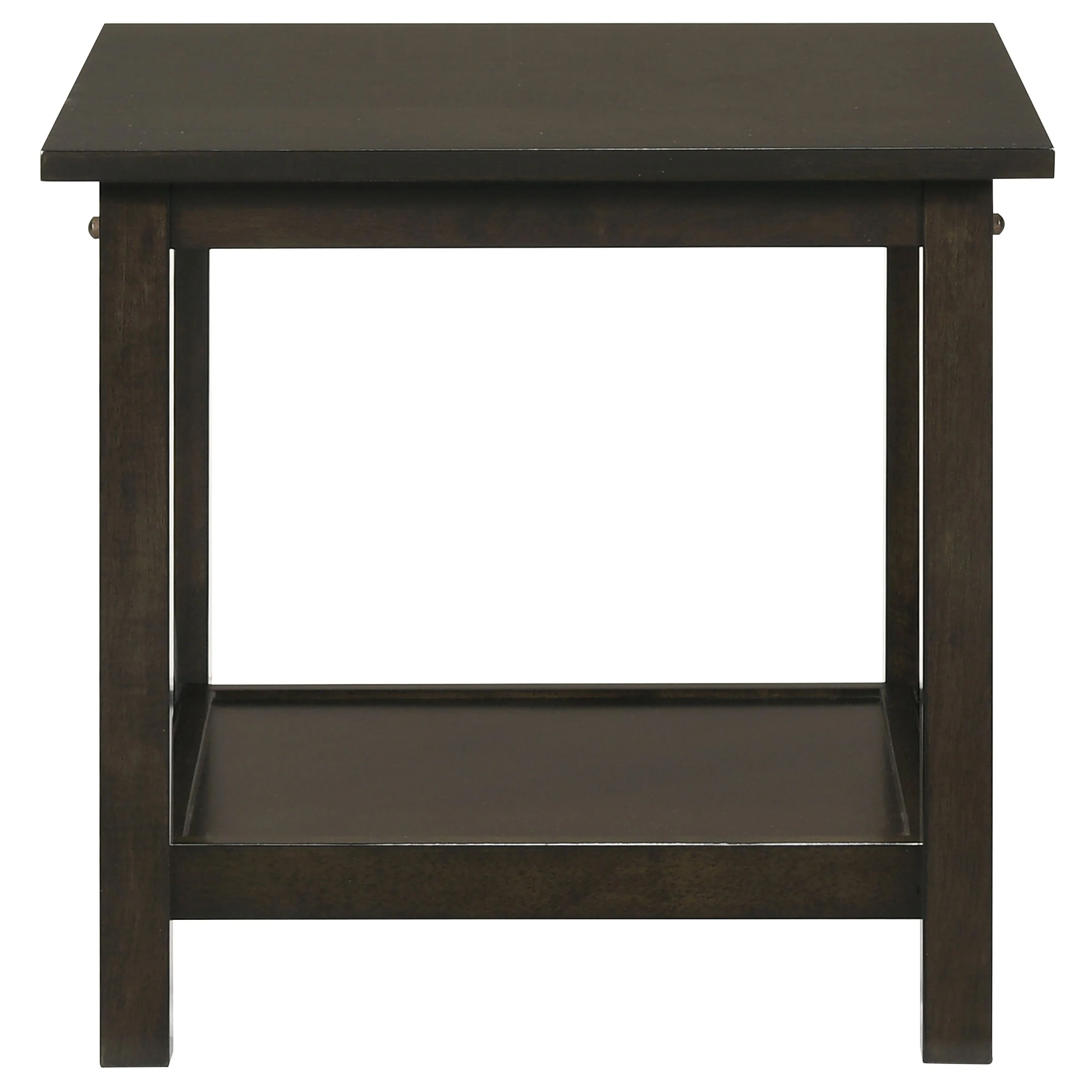 Rachelle 3-piece Rectangular Coffee Table Set Deep Merlot - Image 9