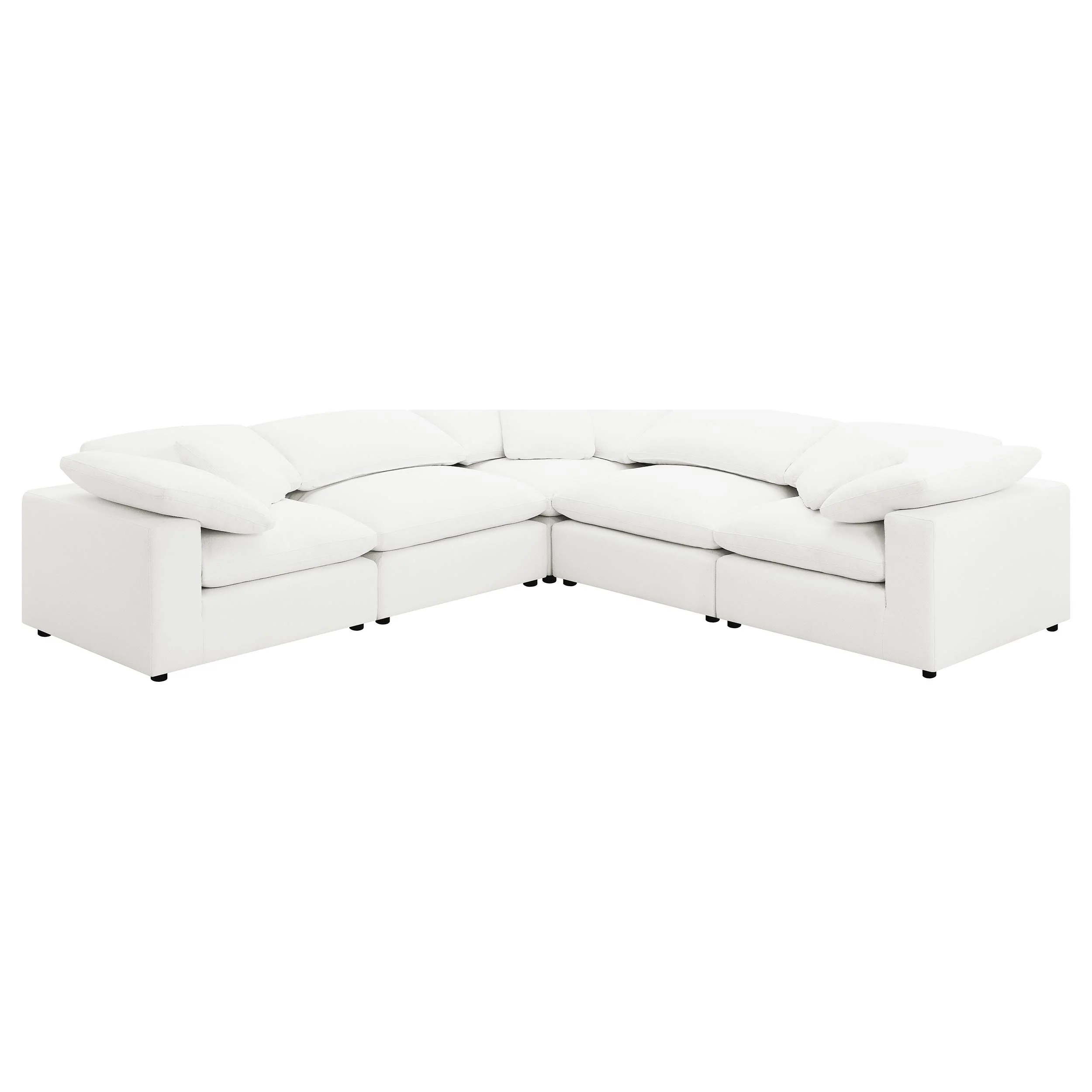 Raleigh Boucle Upholstered Modular Sectional - Image 13