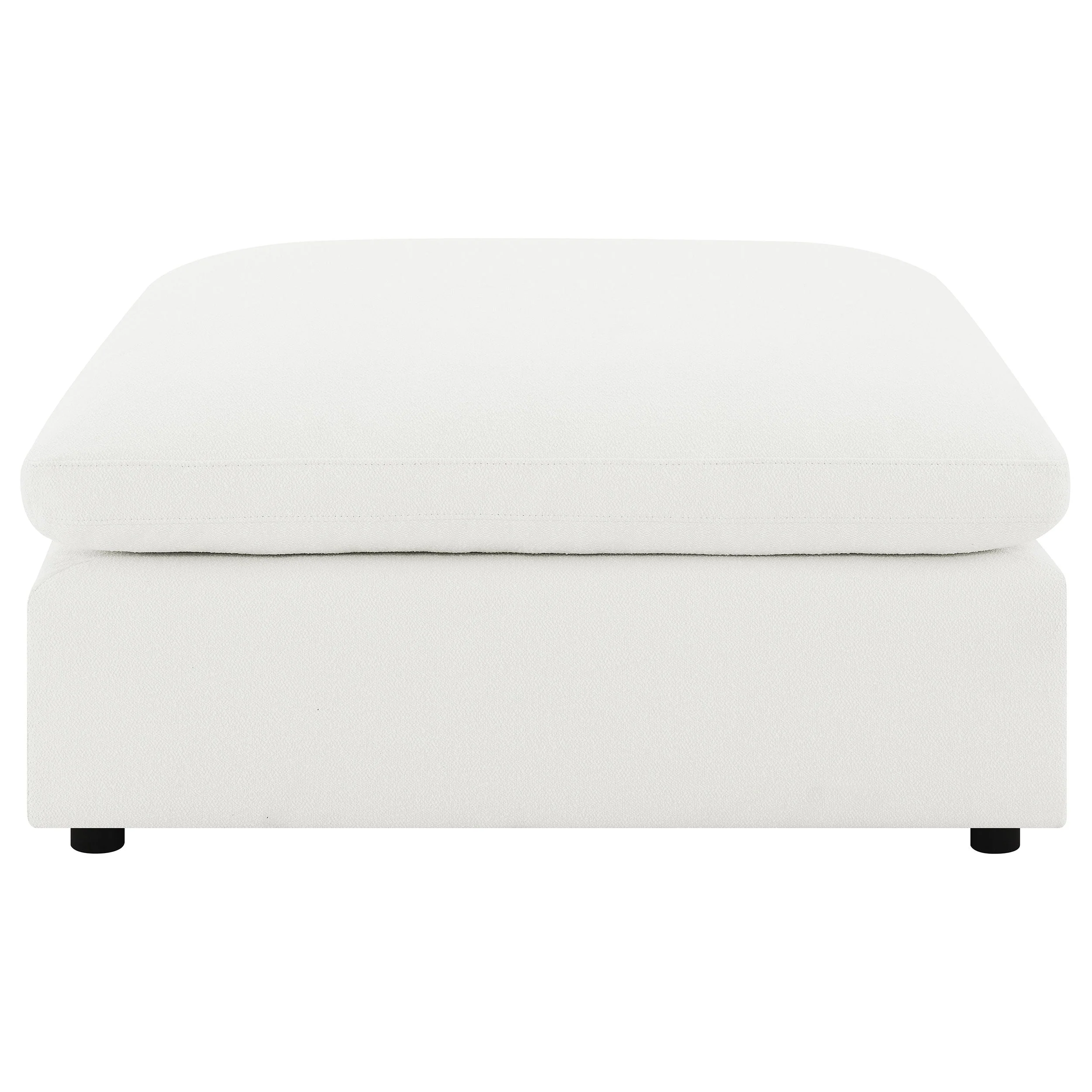 Raleigh Boucle Upholstered Ottoman - Image 7