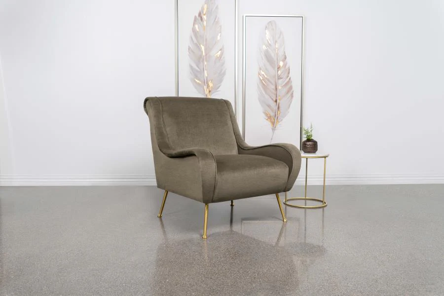 Ricci Upholstered Arm Accent Chair - Image 2