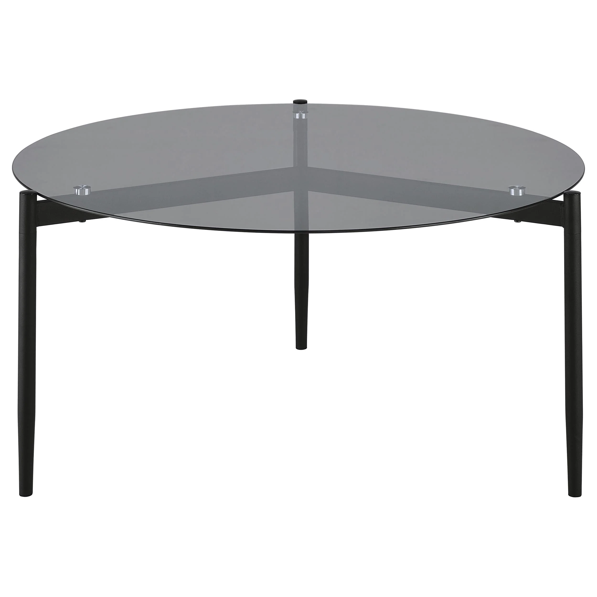 Rosalie Round Coffee and End Table Set Grey - Image 18