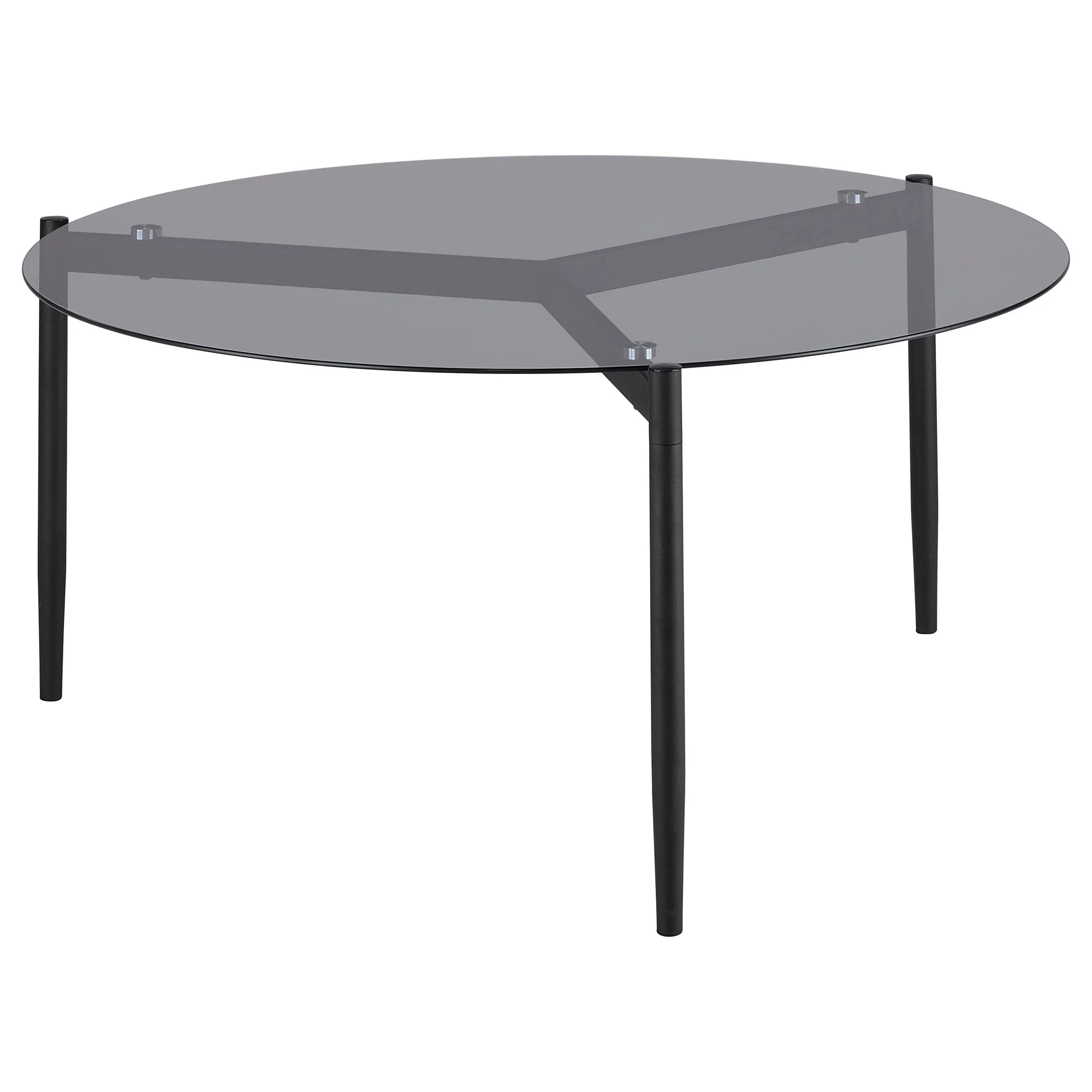 Rosalie Round Coffee and End Table Set Grey - Image 19
