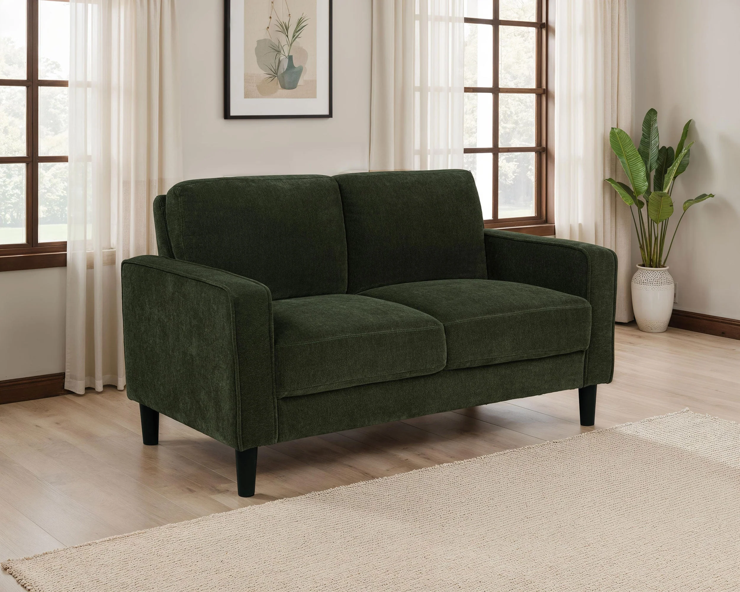 Ruth Upholstered Track Arm Loveseat - Image 12