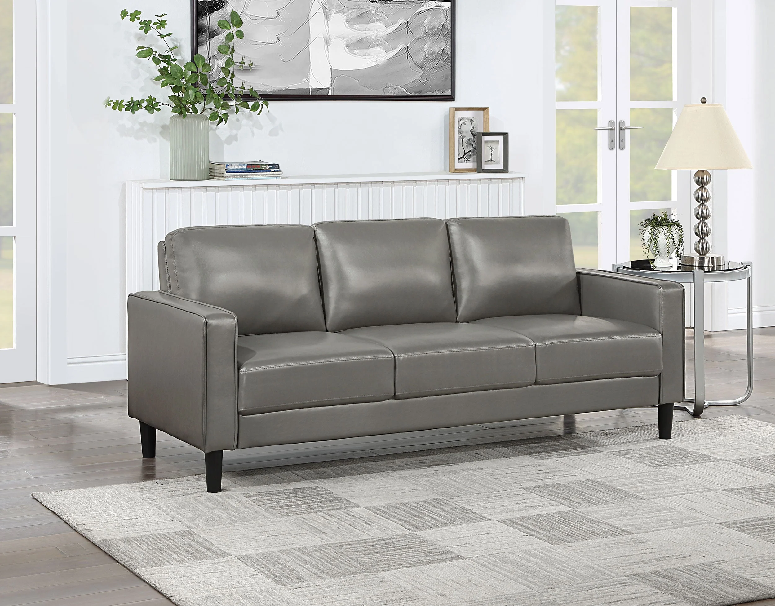 Ruth Upholstered Track Arm Sofa - Image 10