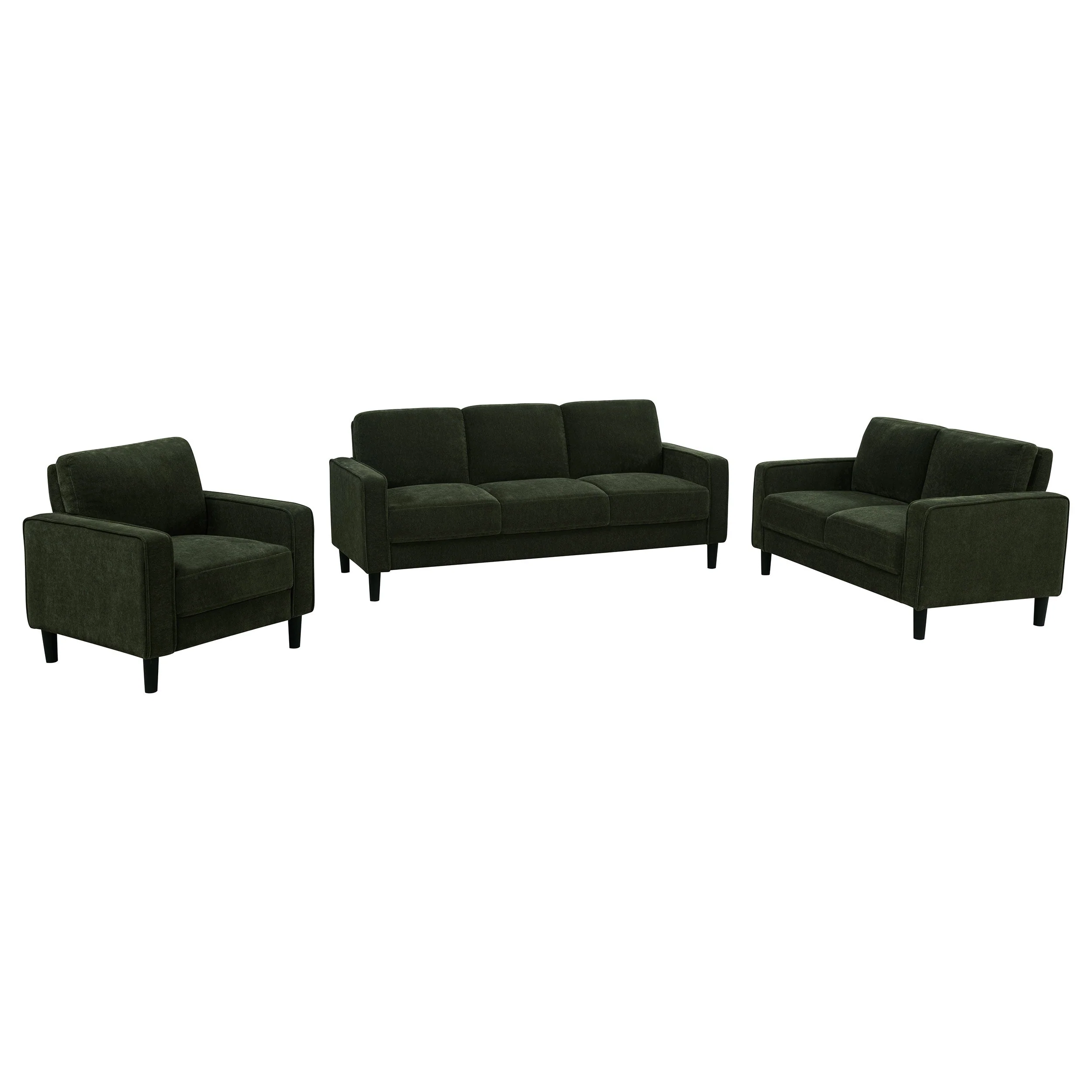 Ruth Upholstered Track Arm Sofa Set - Image 16