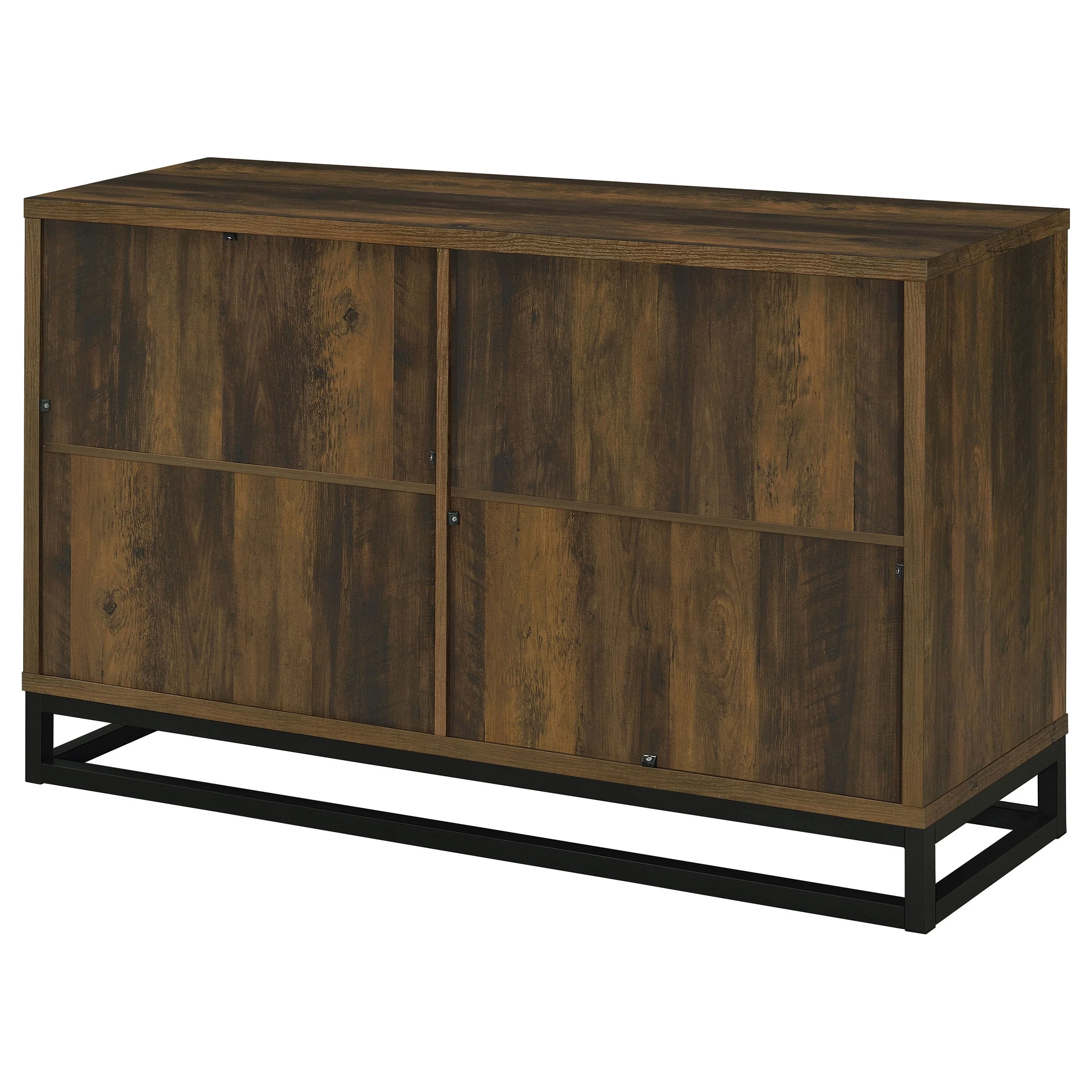 Ryatt 4-door Engineered Wood Accent Cabinet Dark Pine - Image 10