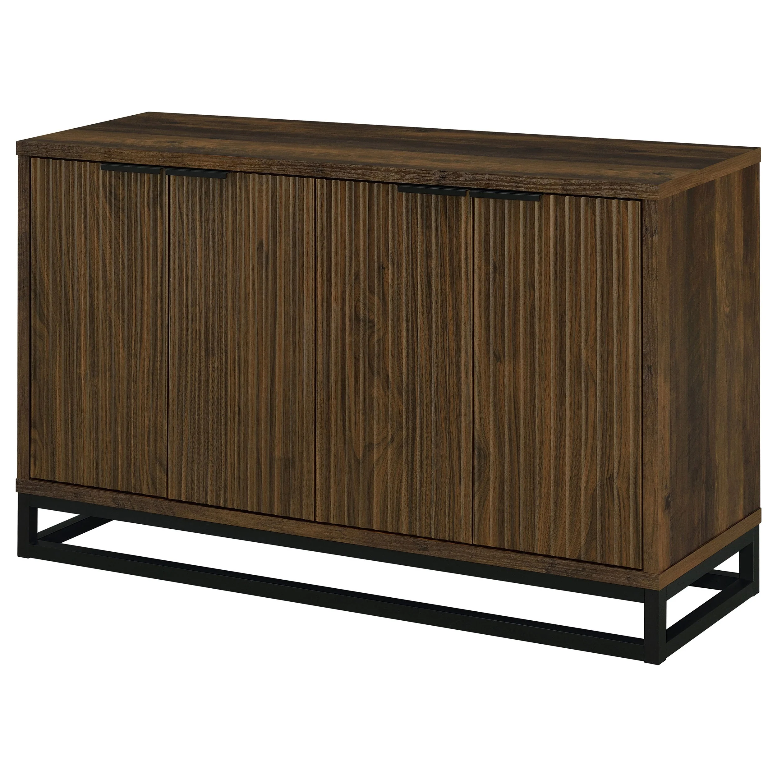 Ryatt 4-door Engineered Wood Accent Cabinet Dark Pine - Image 6