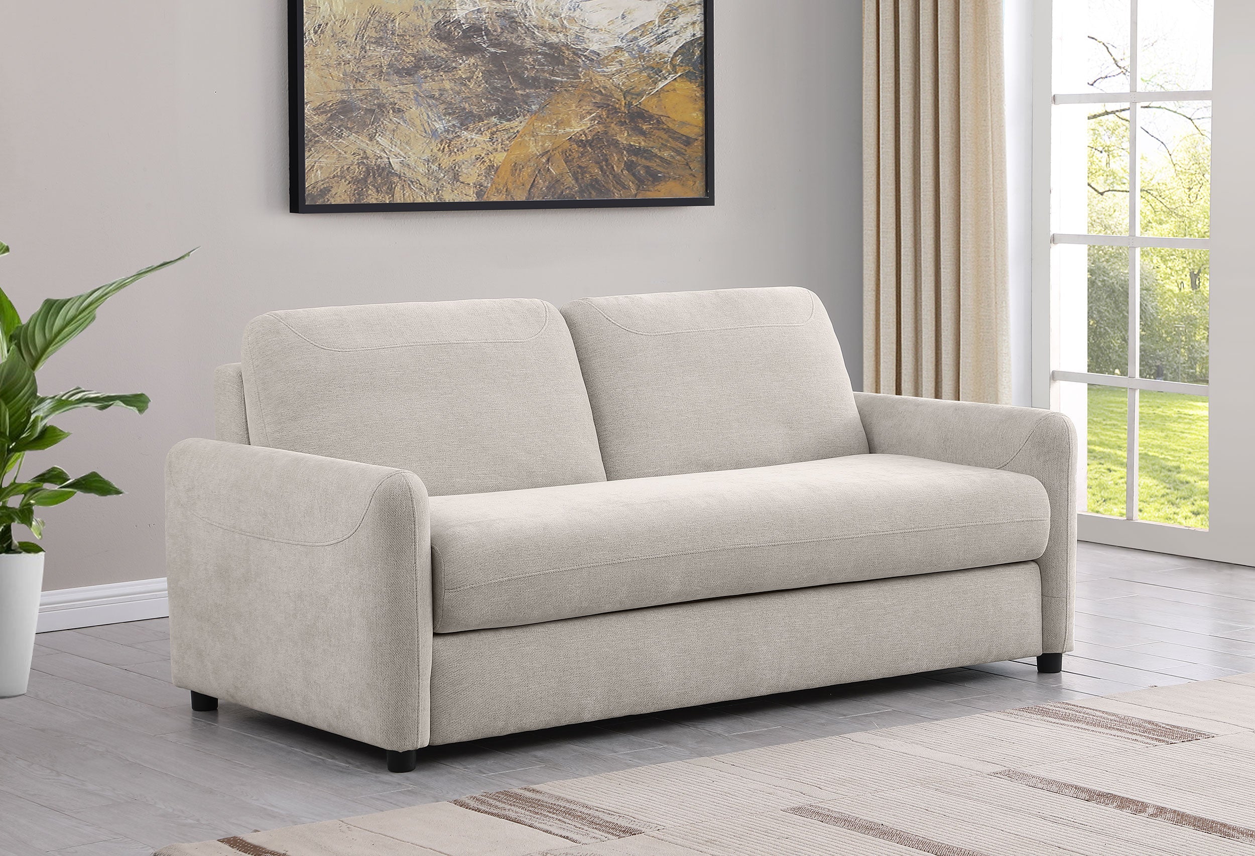 Rylie Upholstered Sofa Sleeper with Mattress - Image 6
