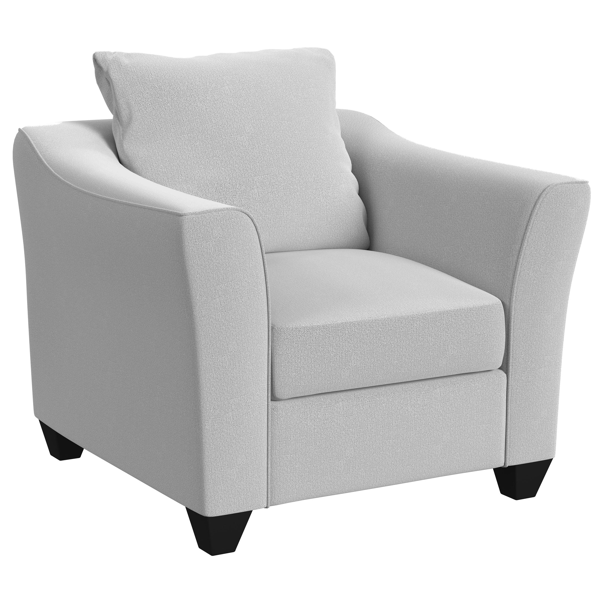 Salizar Upholstered Flared Arm Accent Chair - Image 3