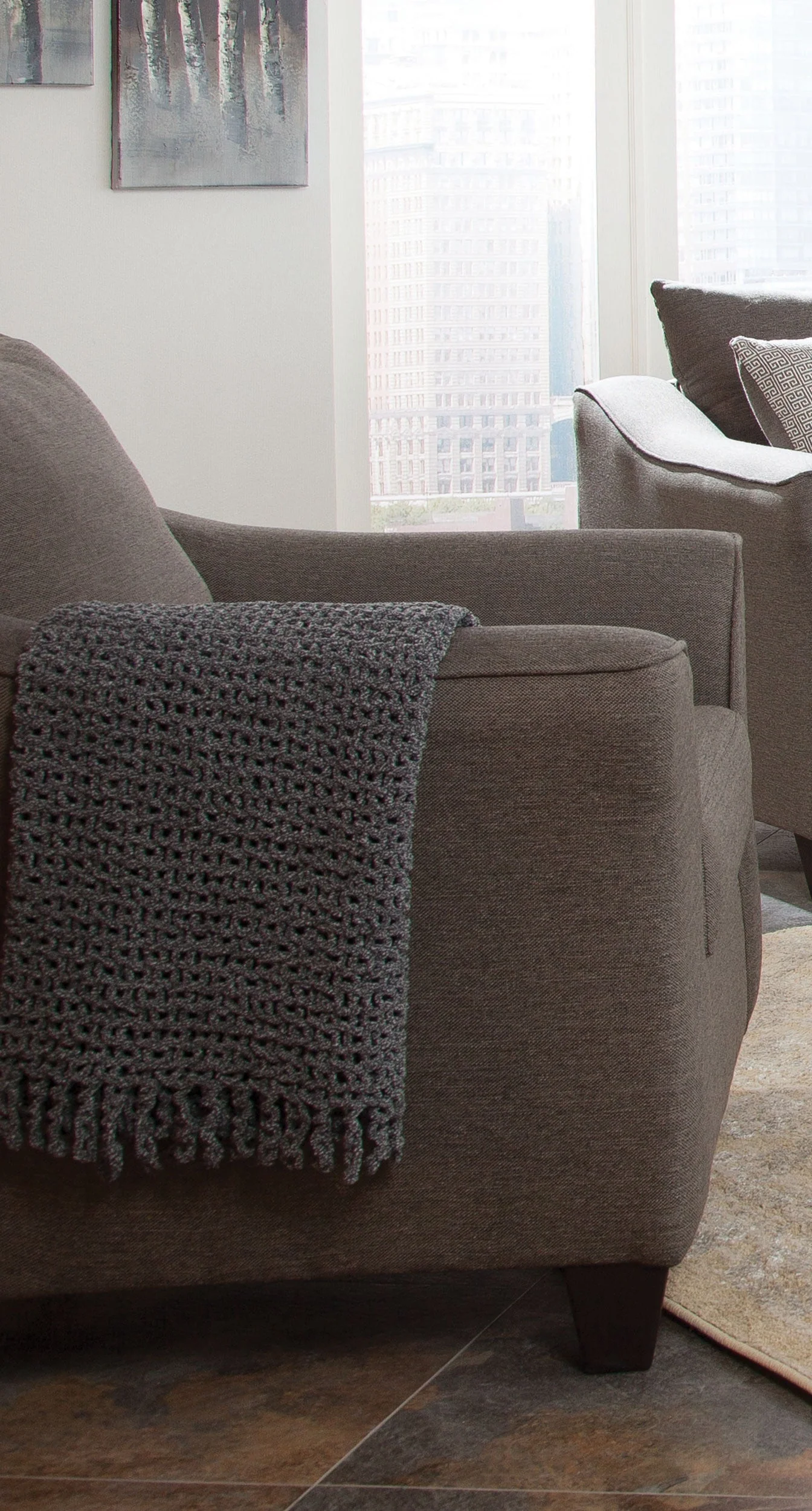 Salizar Upholstered Flared Arm Accent Chair - Image 6