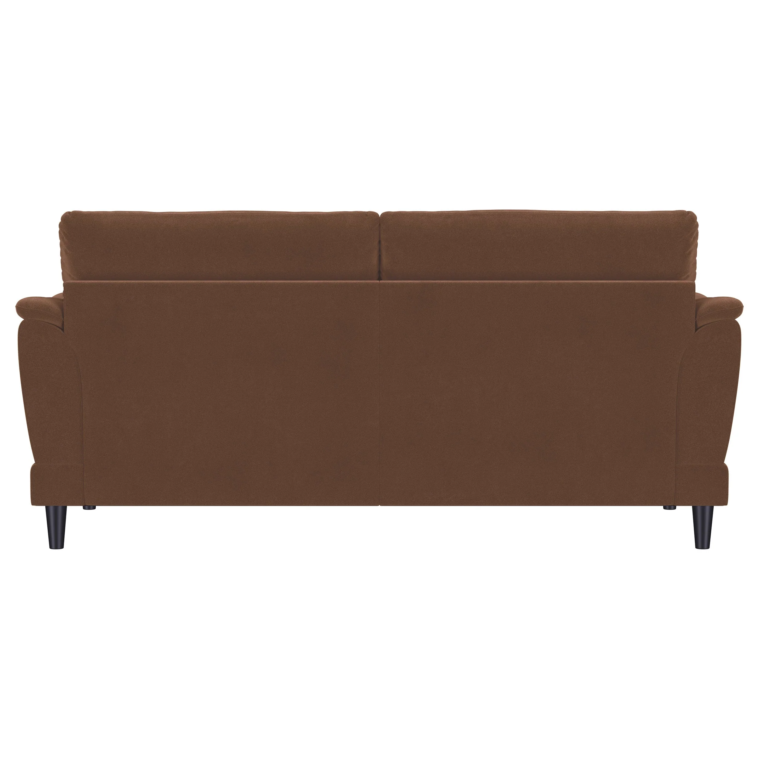 Selma Velvet Upholstered Crescent Arm Sofa Rust - Image 8