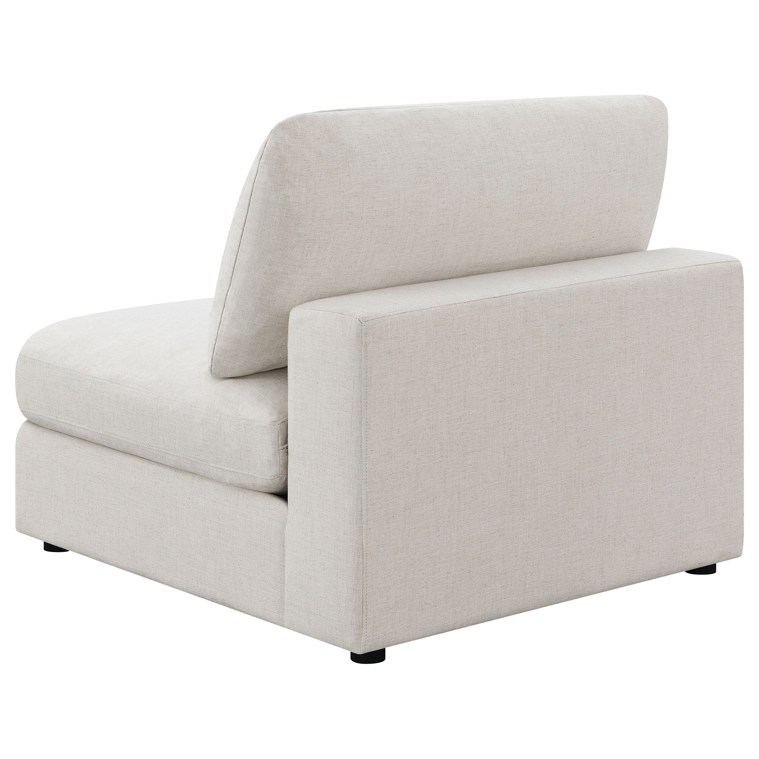 Serene Upholstered Armless Chair - Image 13